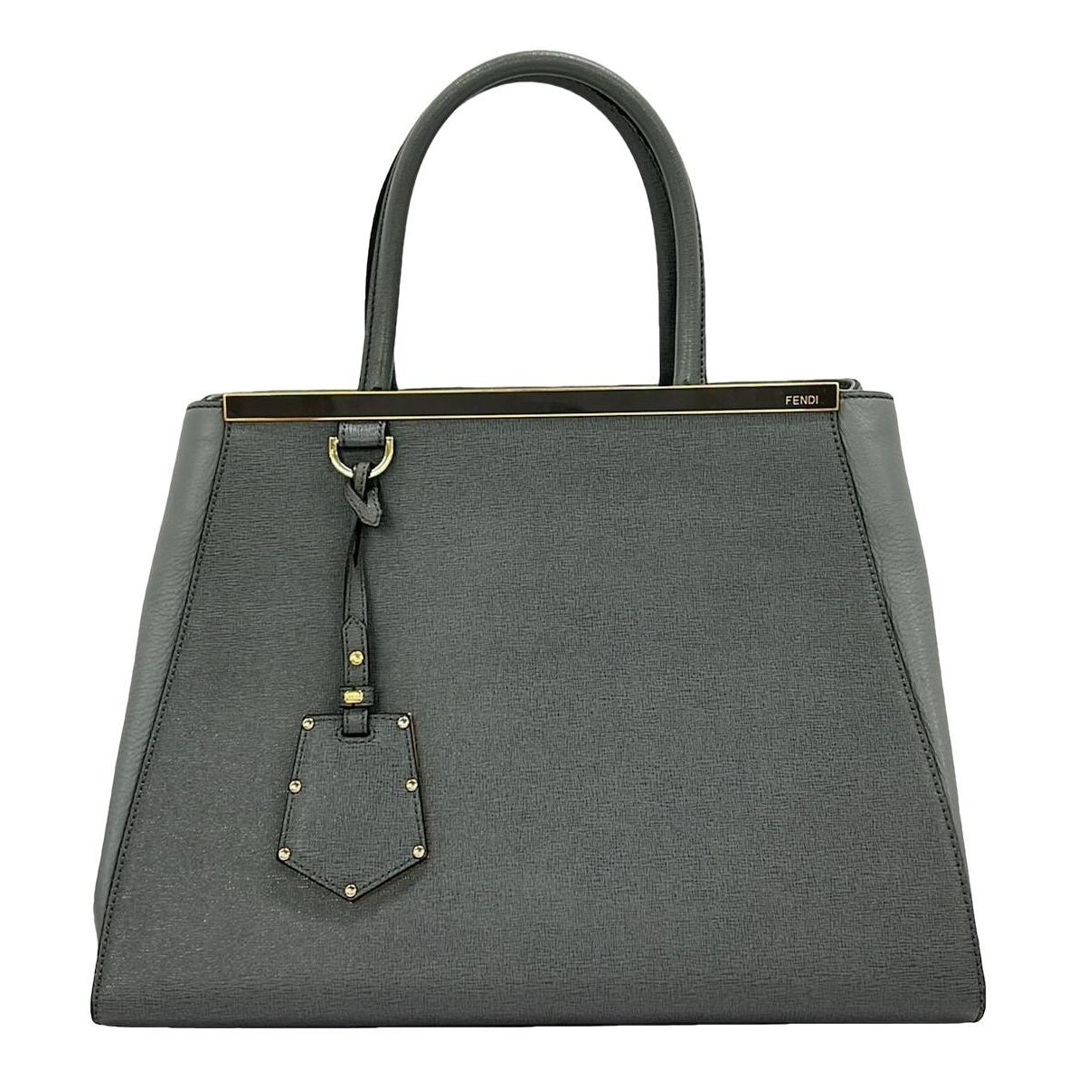 Pocket leather handbag