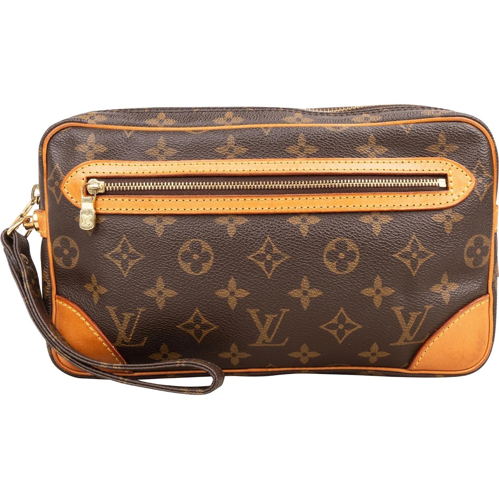Marly Dragonne leather clutch bag