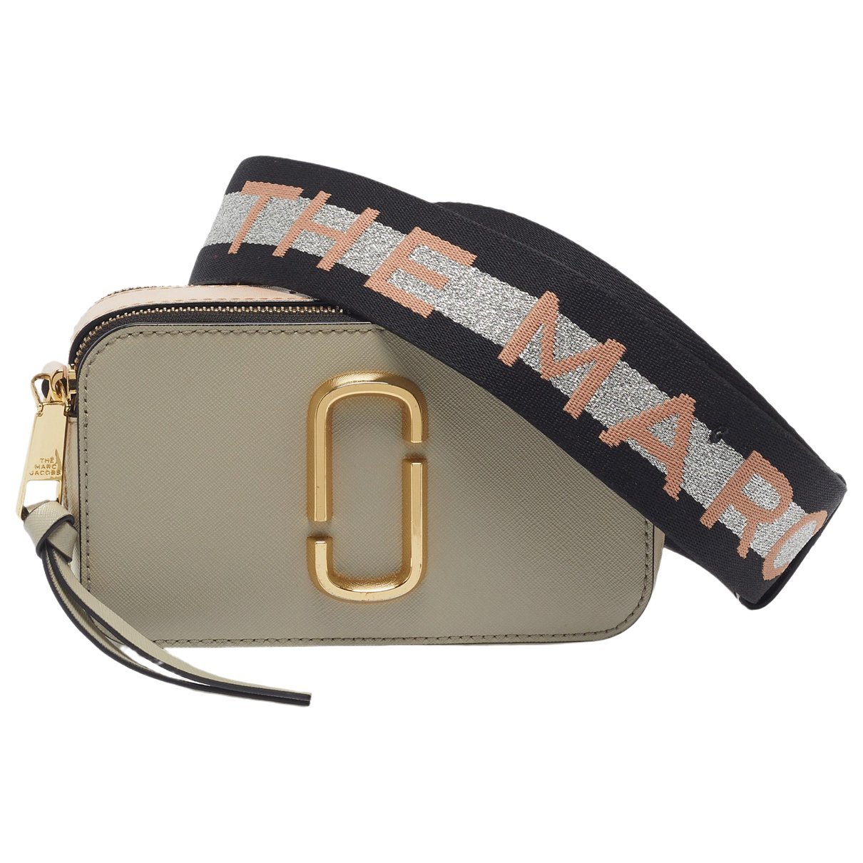 Snapshot patent leather handbag