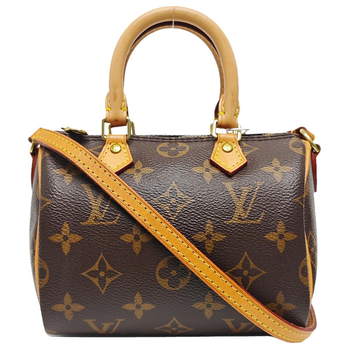 Nano Speedy / Mini HL leather handbag