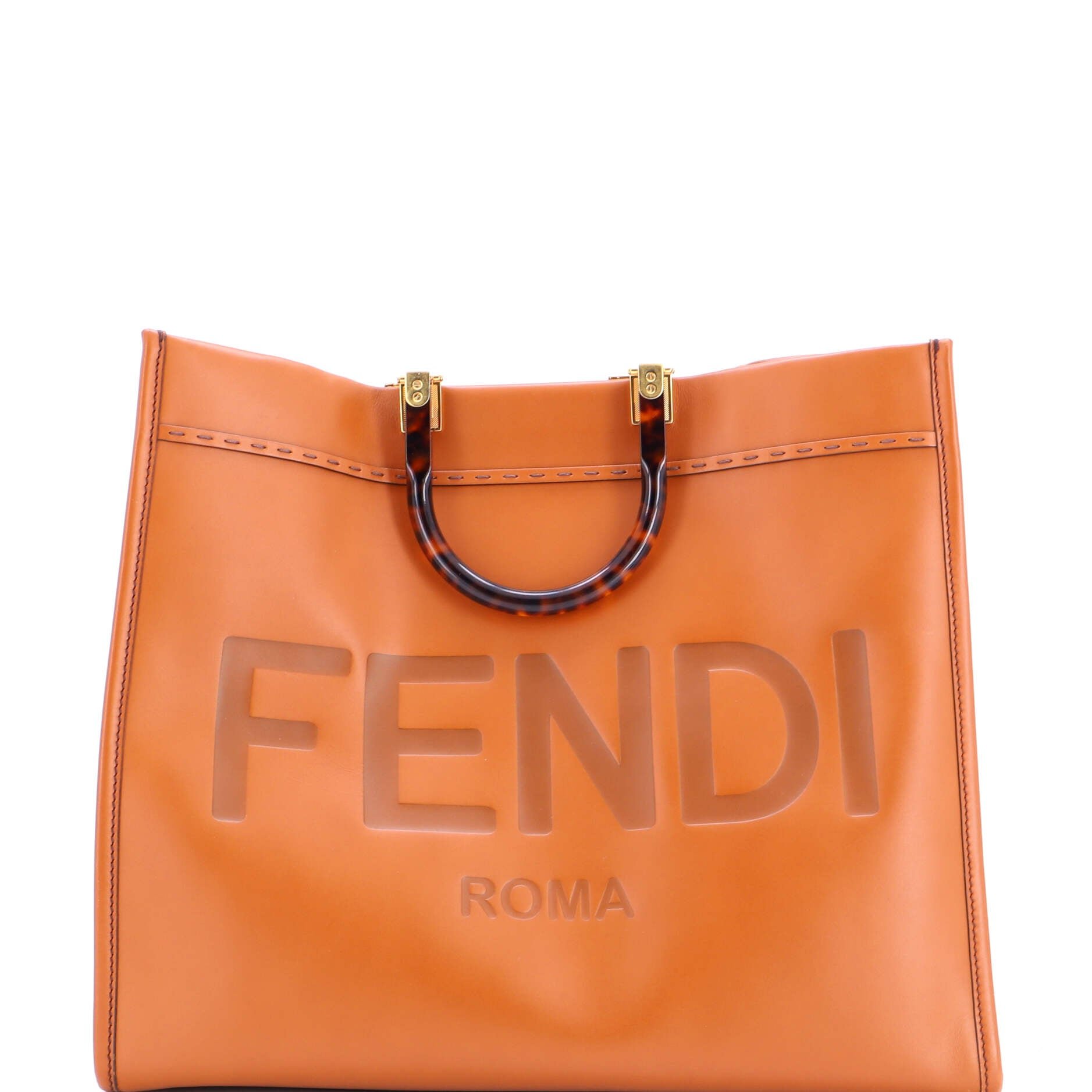 Sunshine Shopper Tote Leather Large