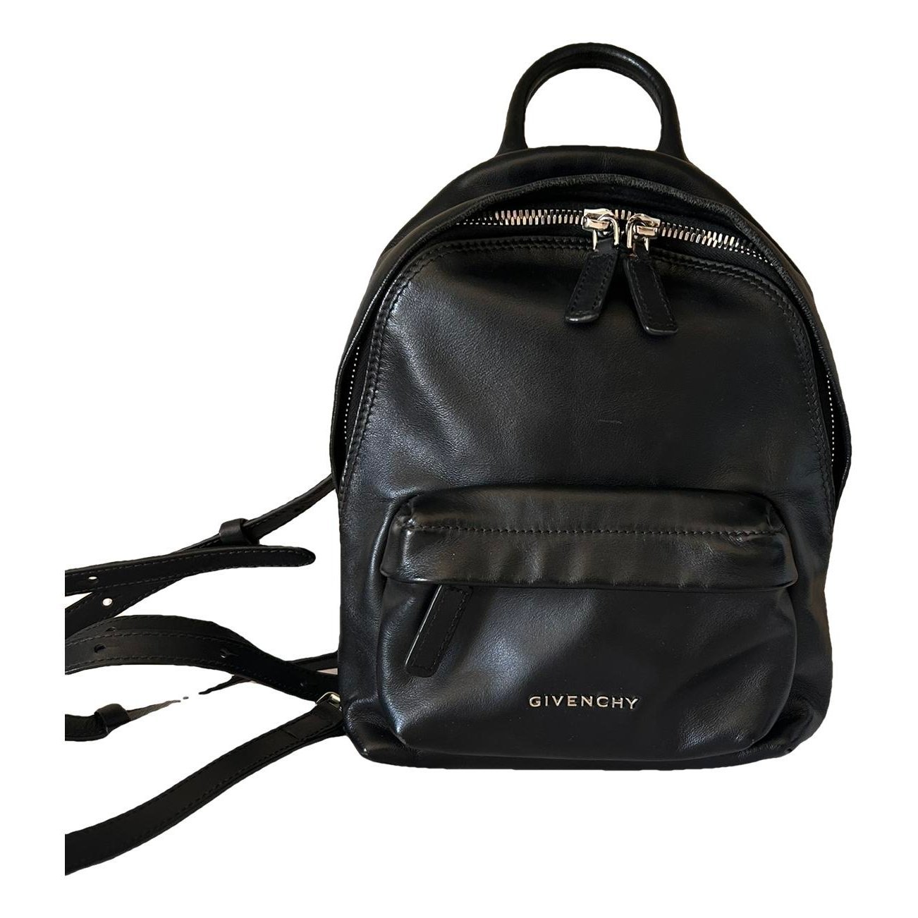 Leather backpack