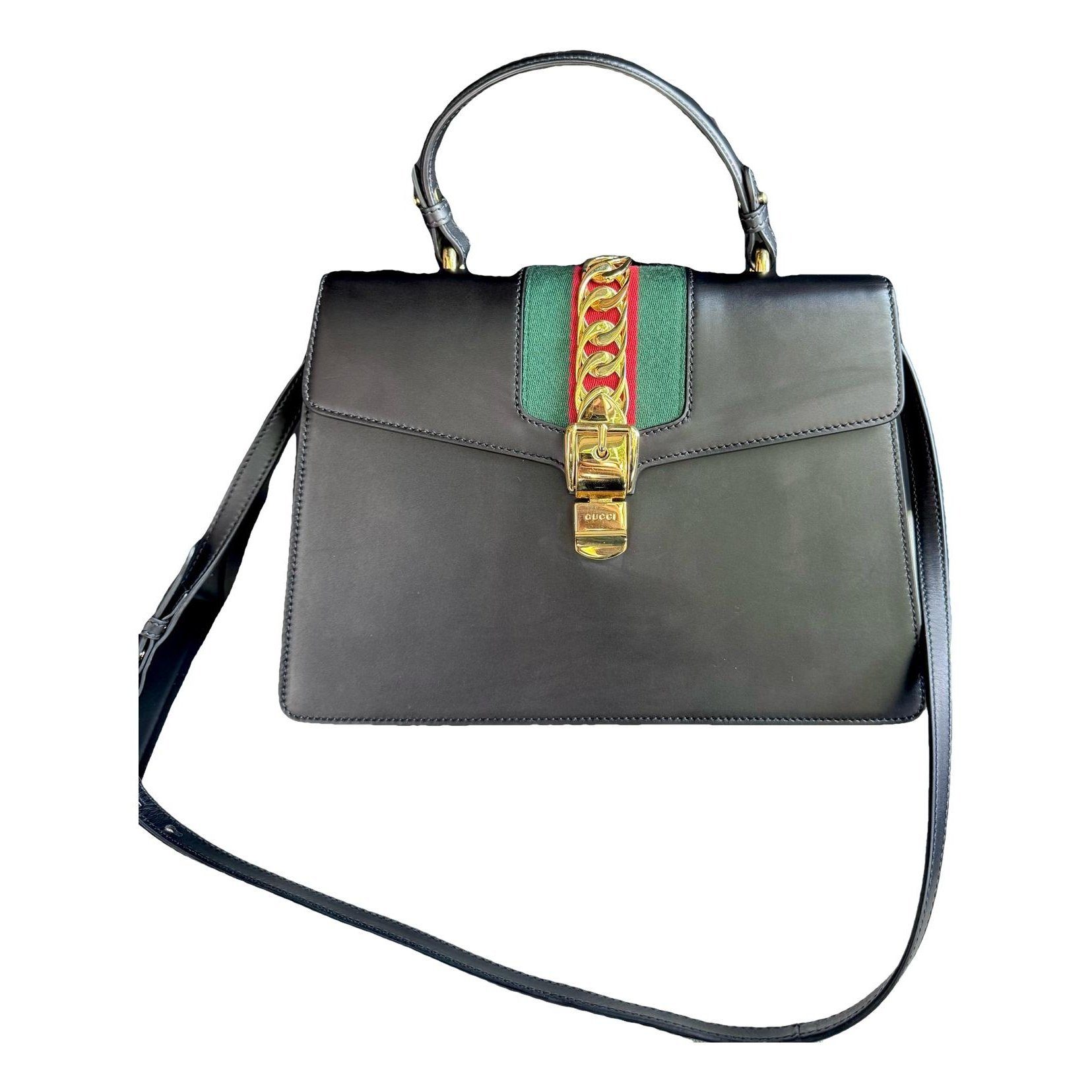 Leather handbag