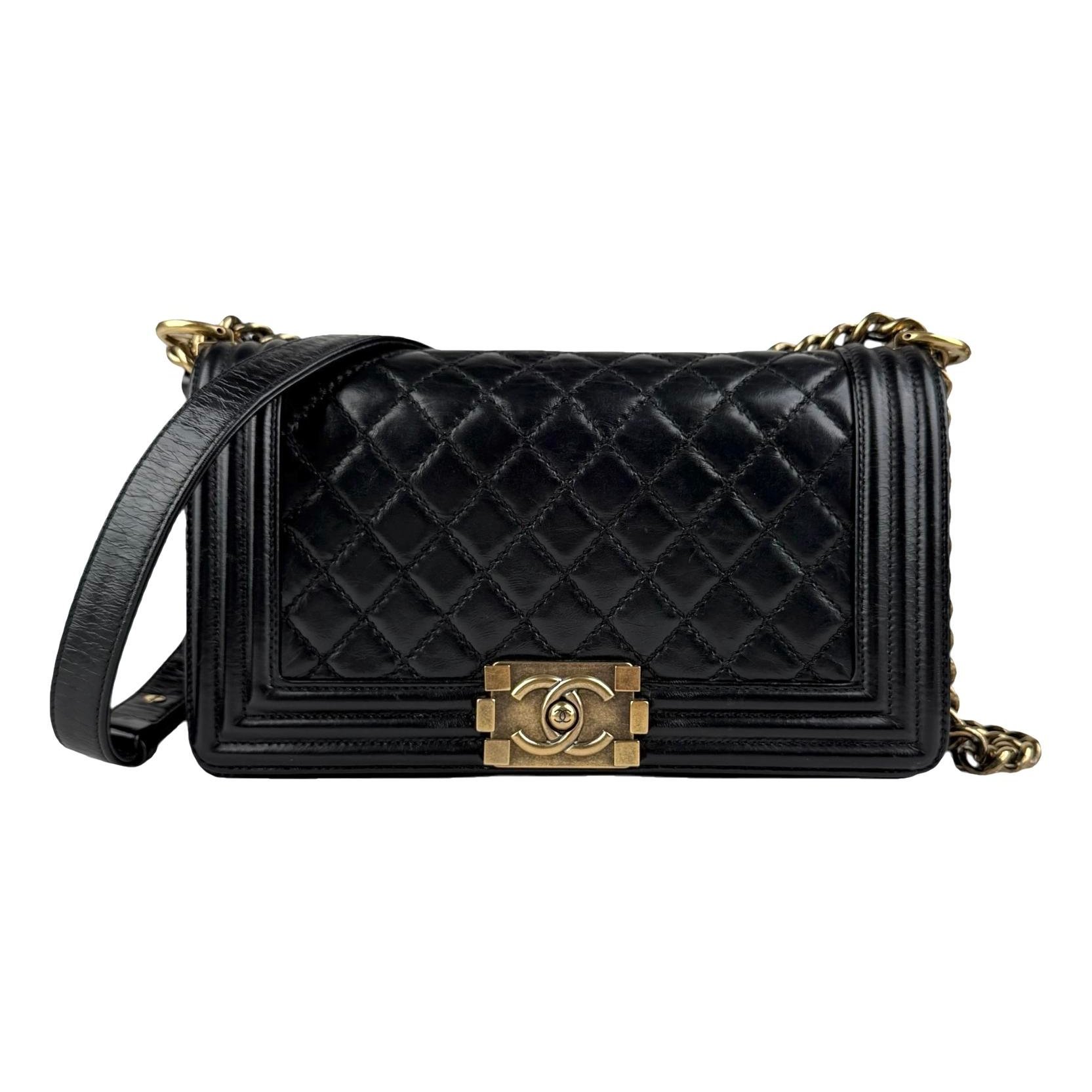Boy leather crossbody bag