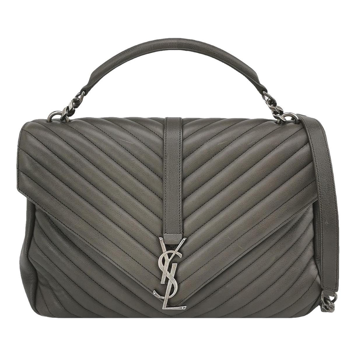 Collége monogramme leather handbag