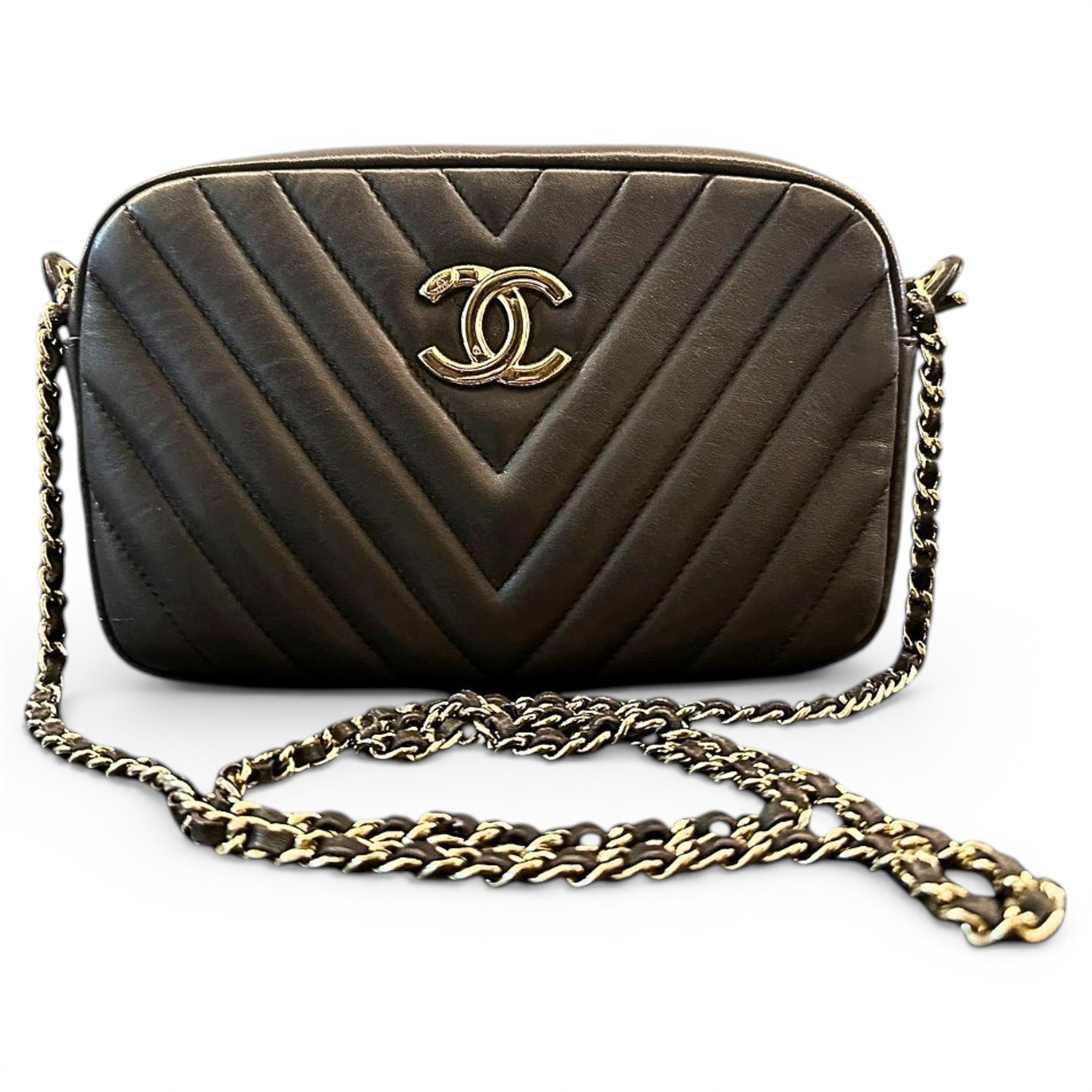 Leather handbag