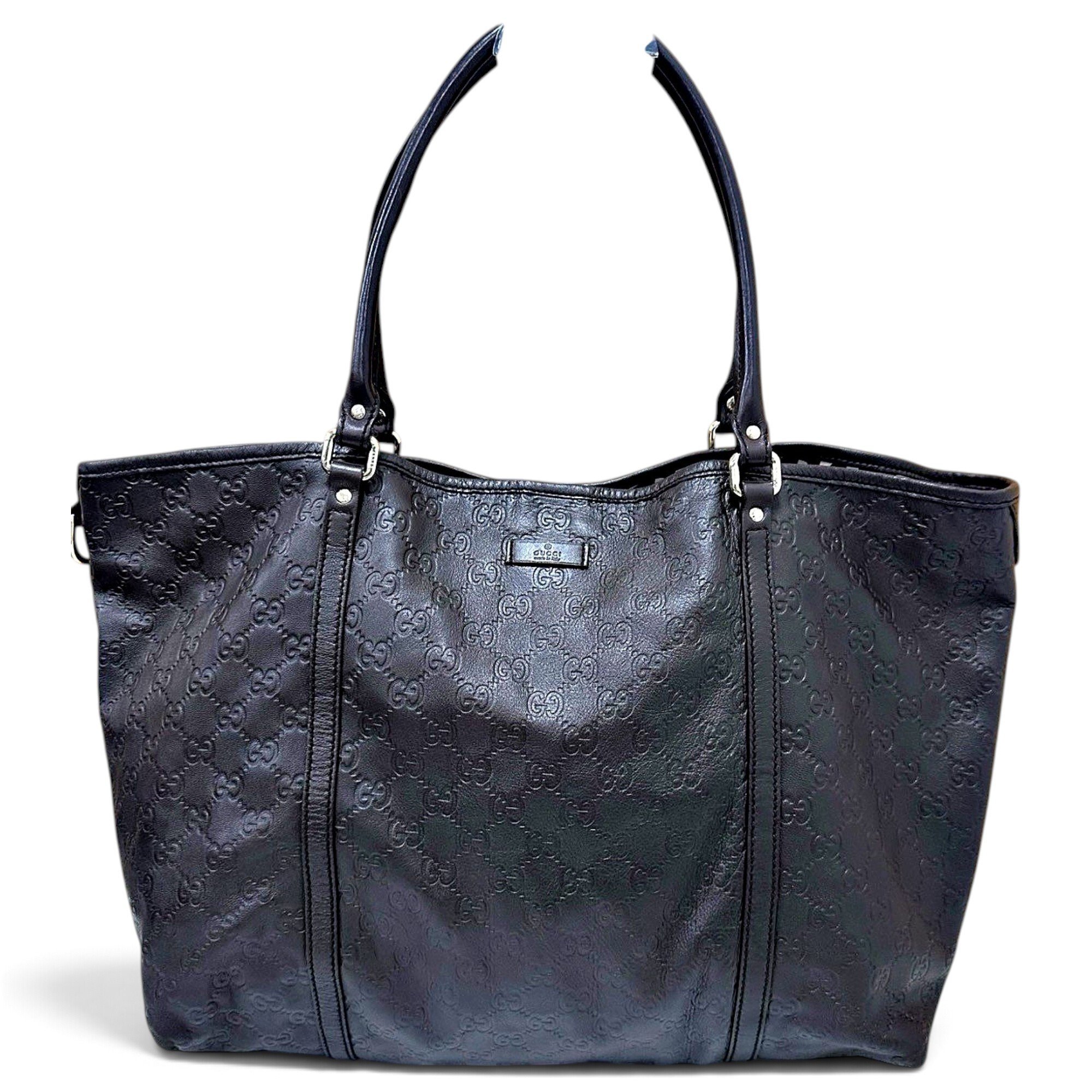 Leather tote