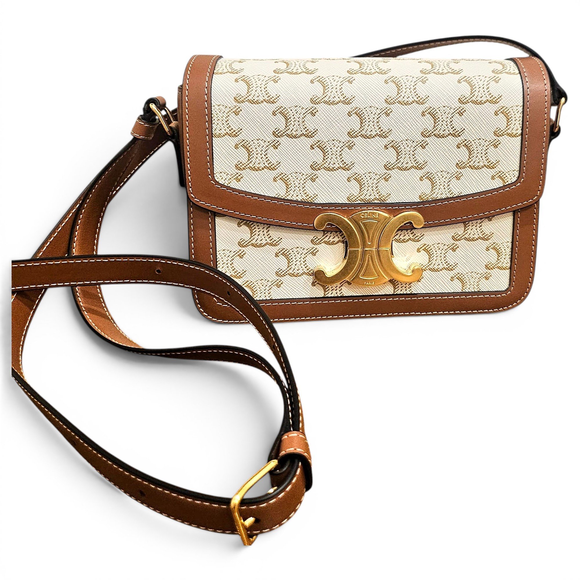 Triomphe cloth handbag