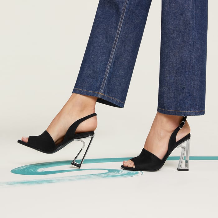 Noir Kristal 105 Sandal