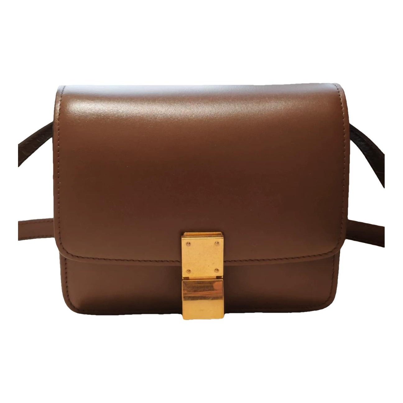 Classic leather crossbody bag