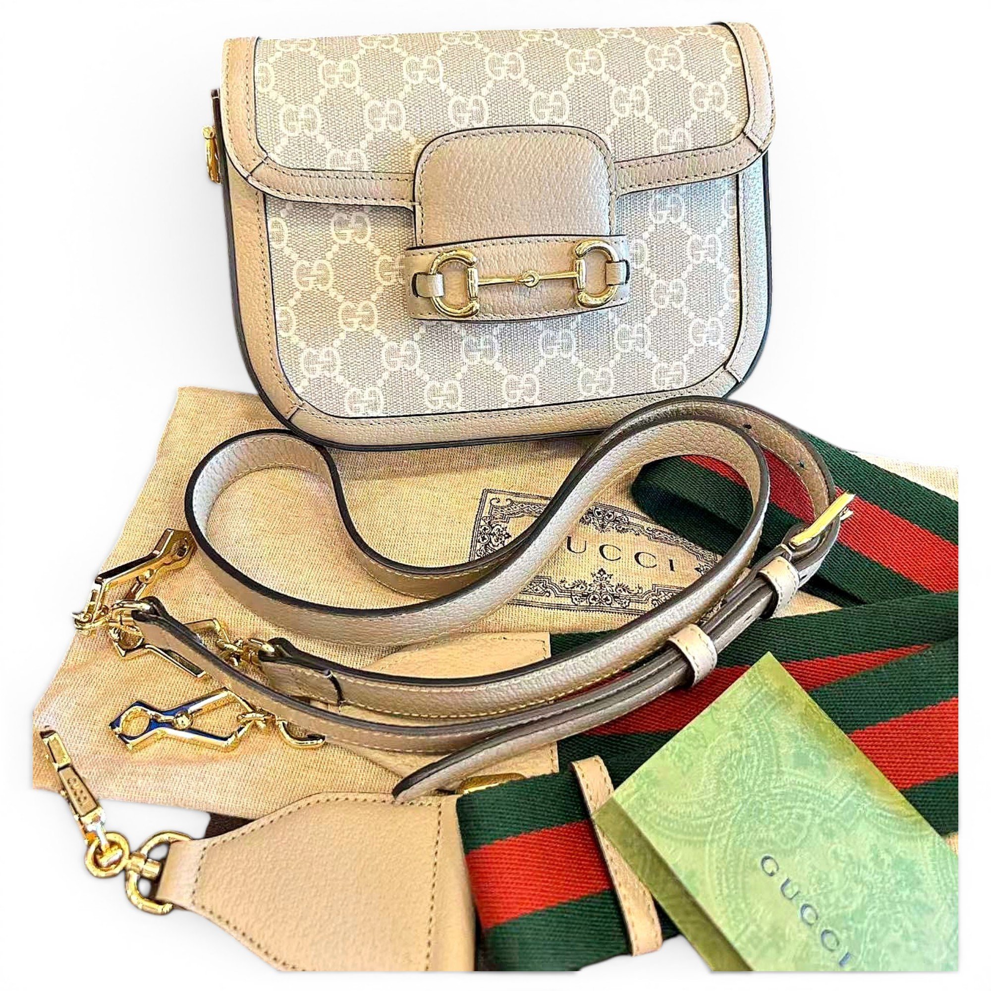 Horsebit 1955 Flap leather crossbody bag
