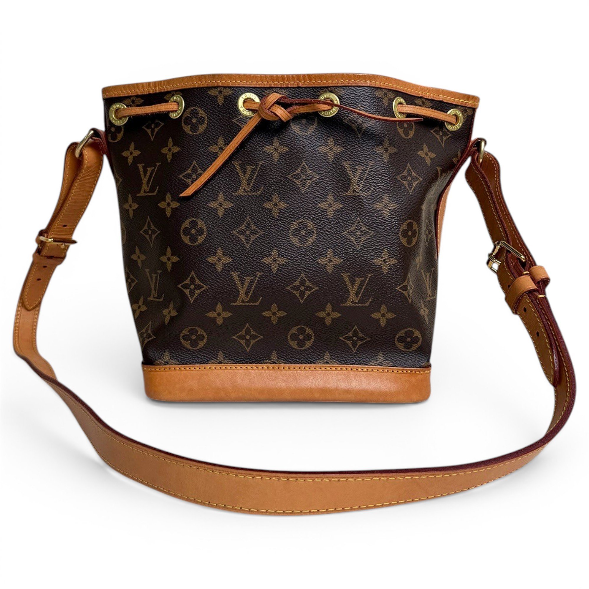 Nano Noé leather handbag