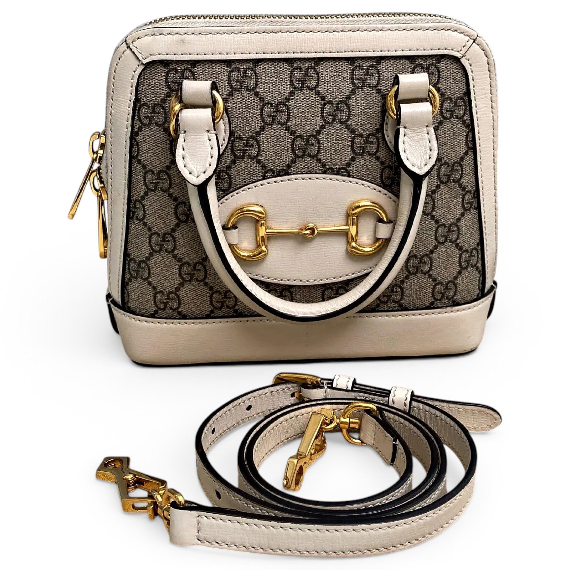Handle Horsebit 1955 leather crossbody bag