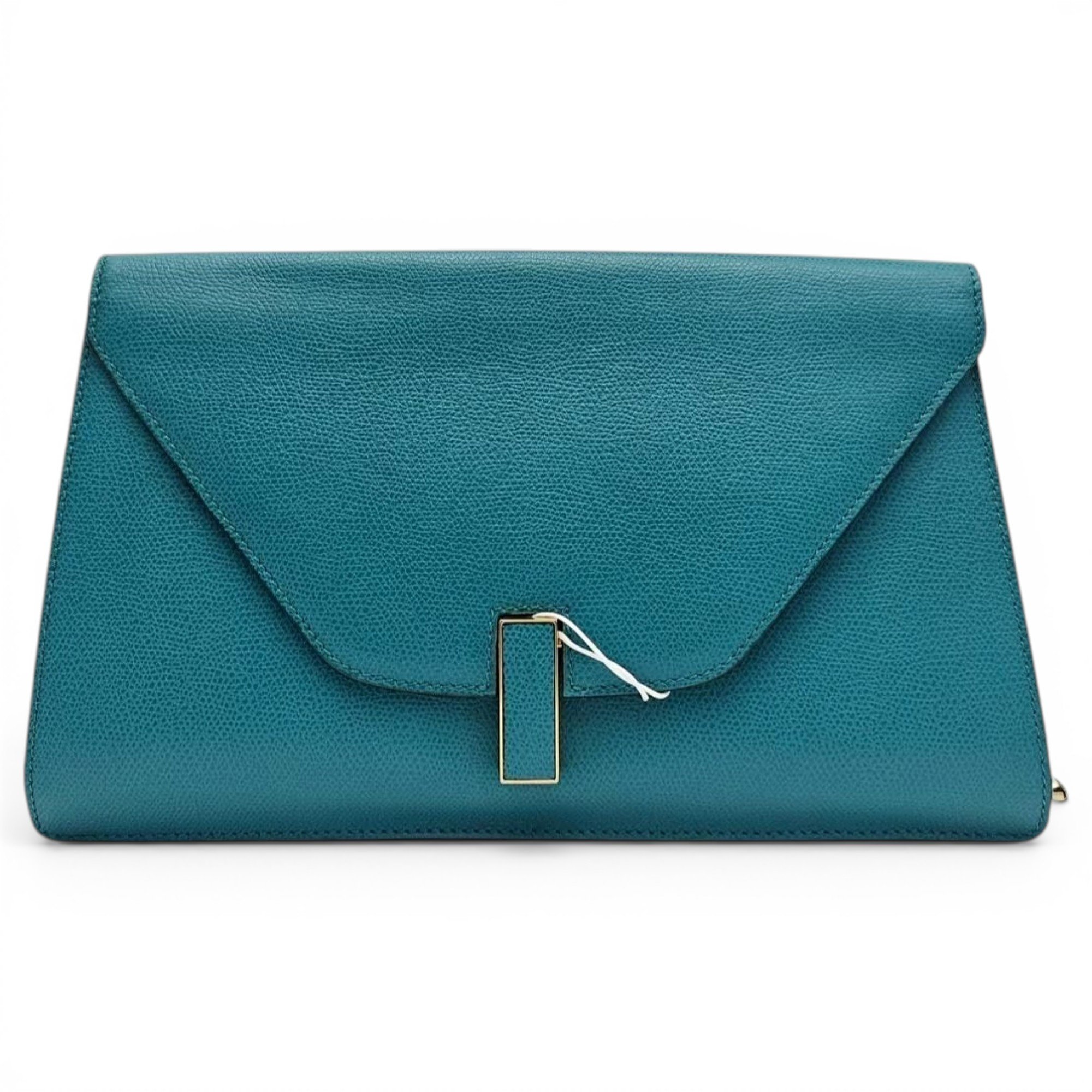 Iside leather clutch bag