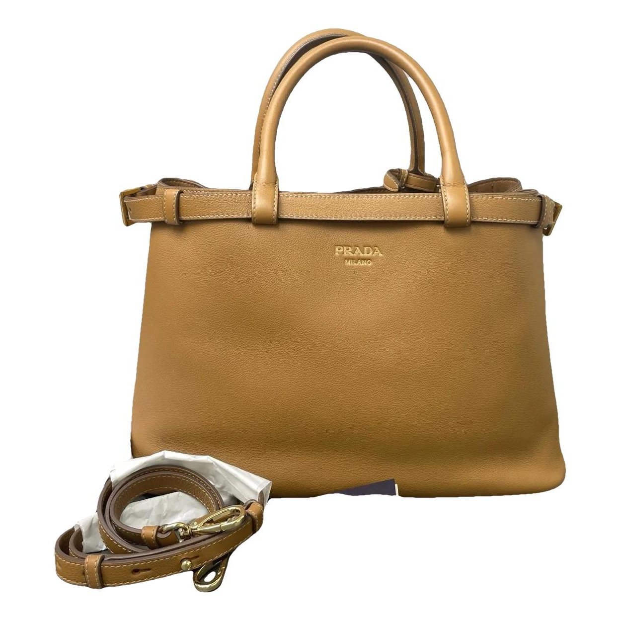 Double leather mini bag
