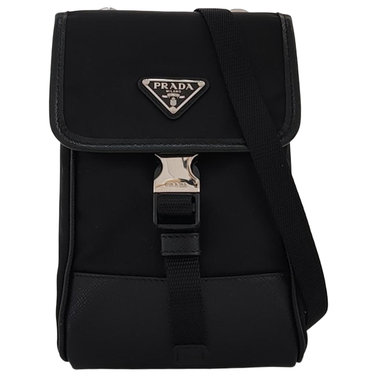 Re-Nylon cloth crossbody bag