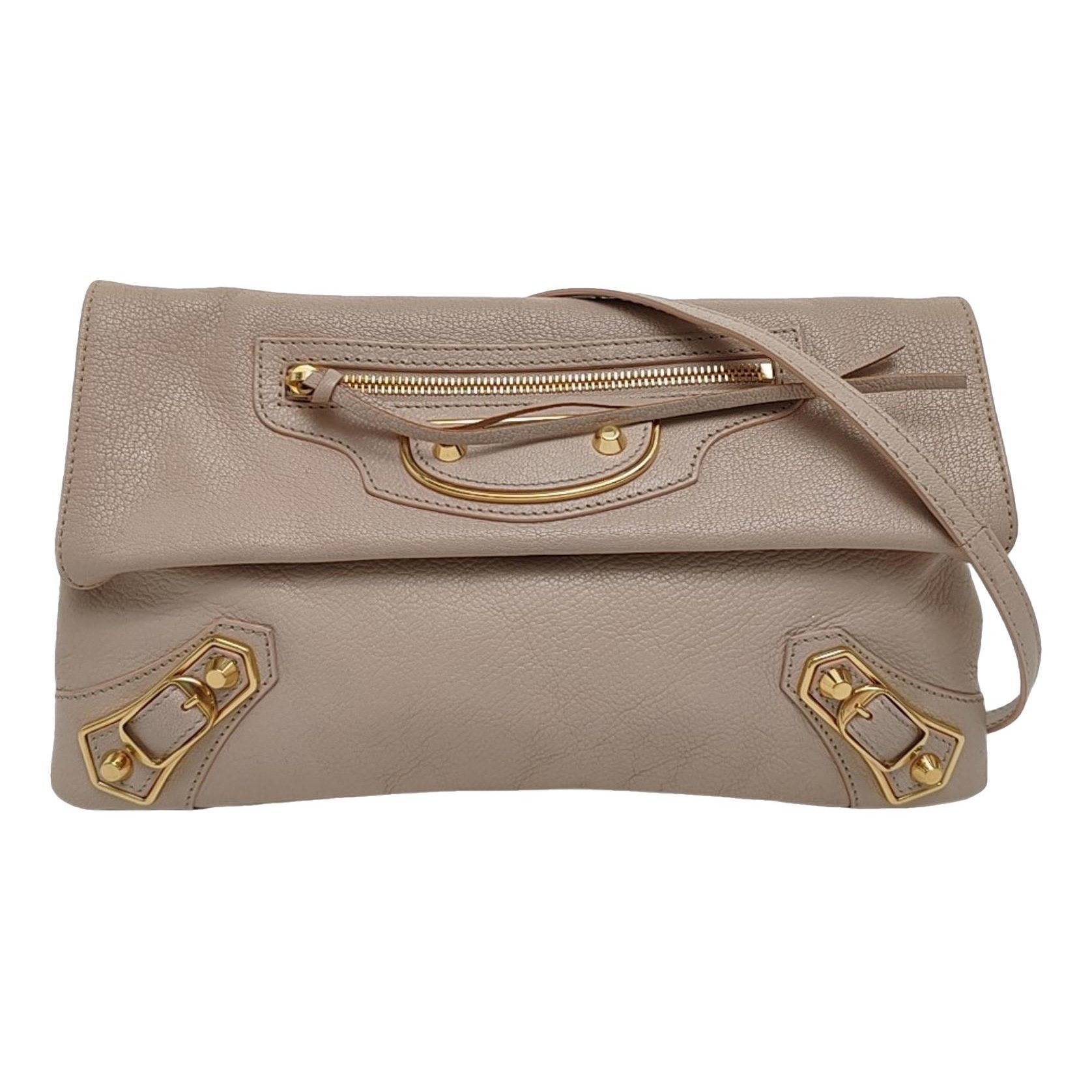 Envelop leather crossbody bag