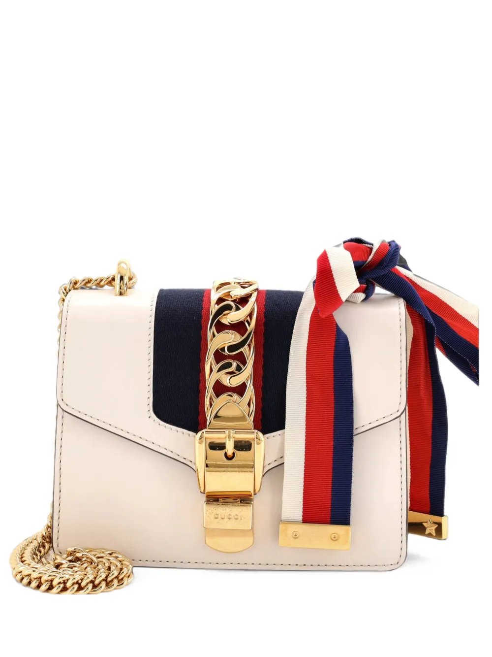 Sylvie Chain Shoulder Bag Leather Mini crossbody bag