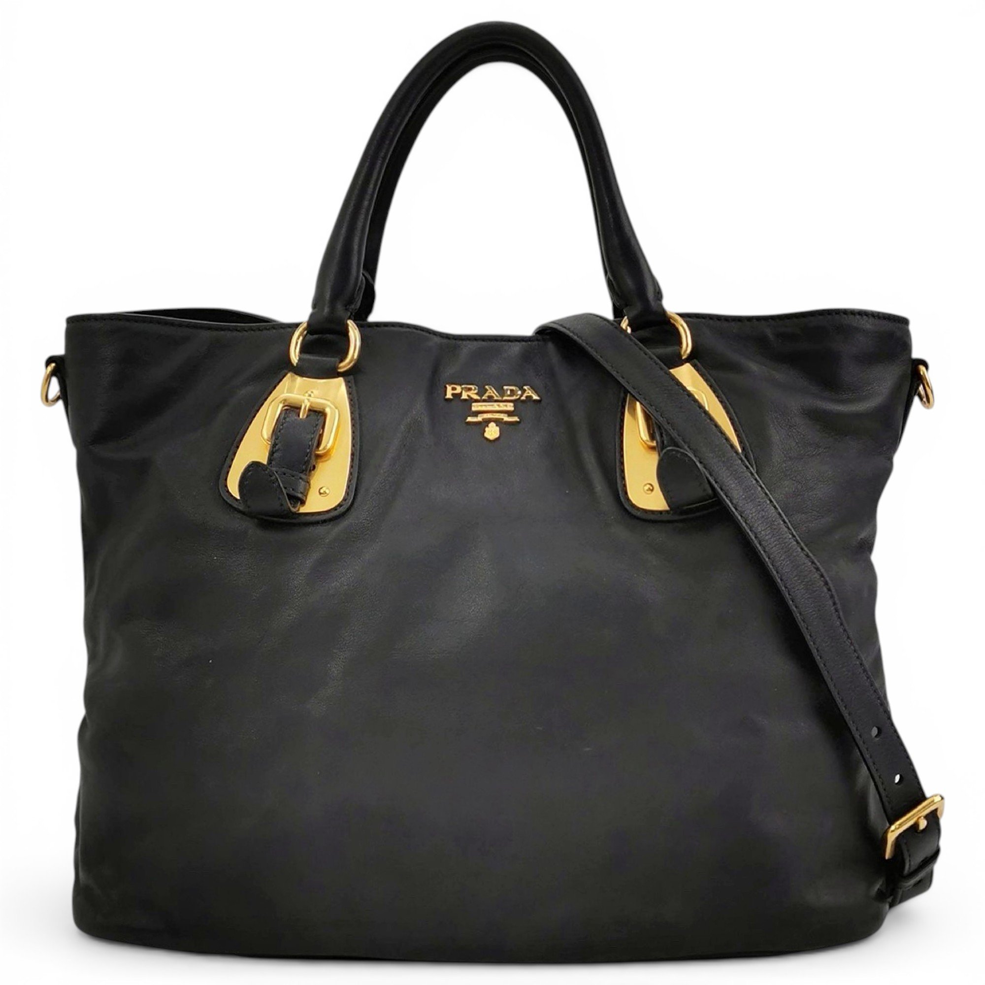 Leather tote