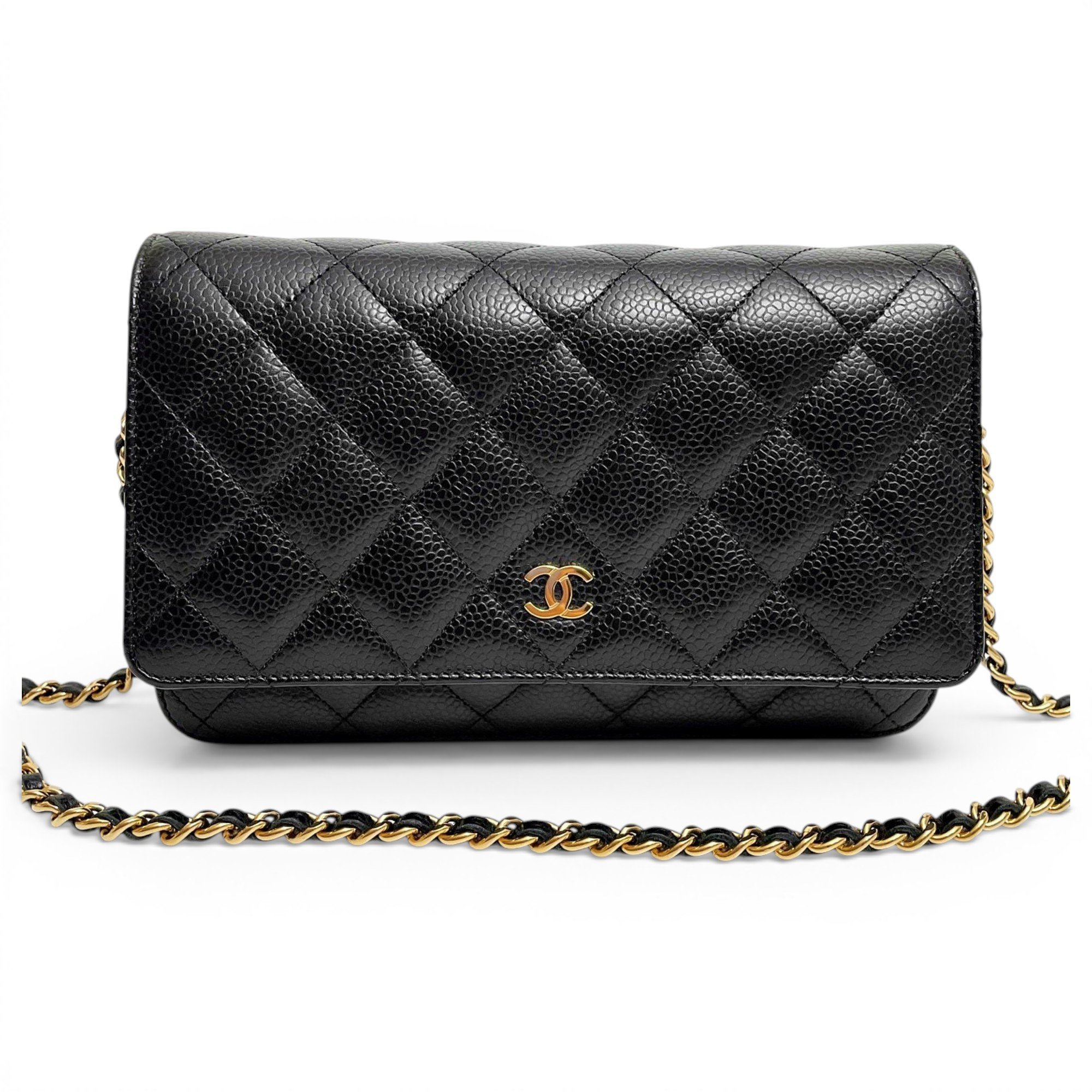Wallet On Chain Timeless/Classique leather crossbody bag