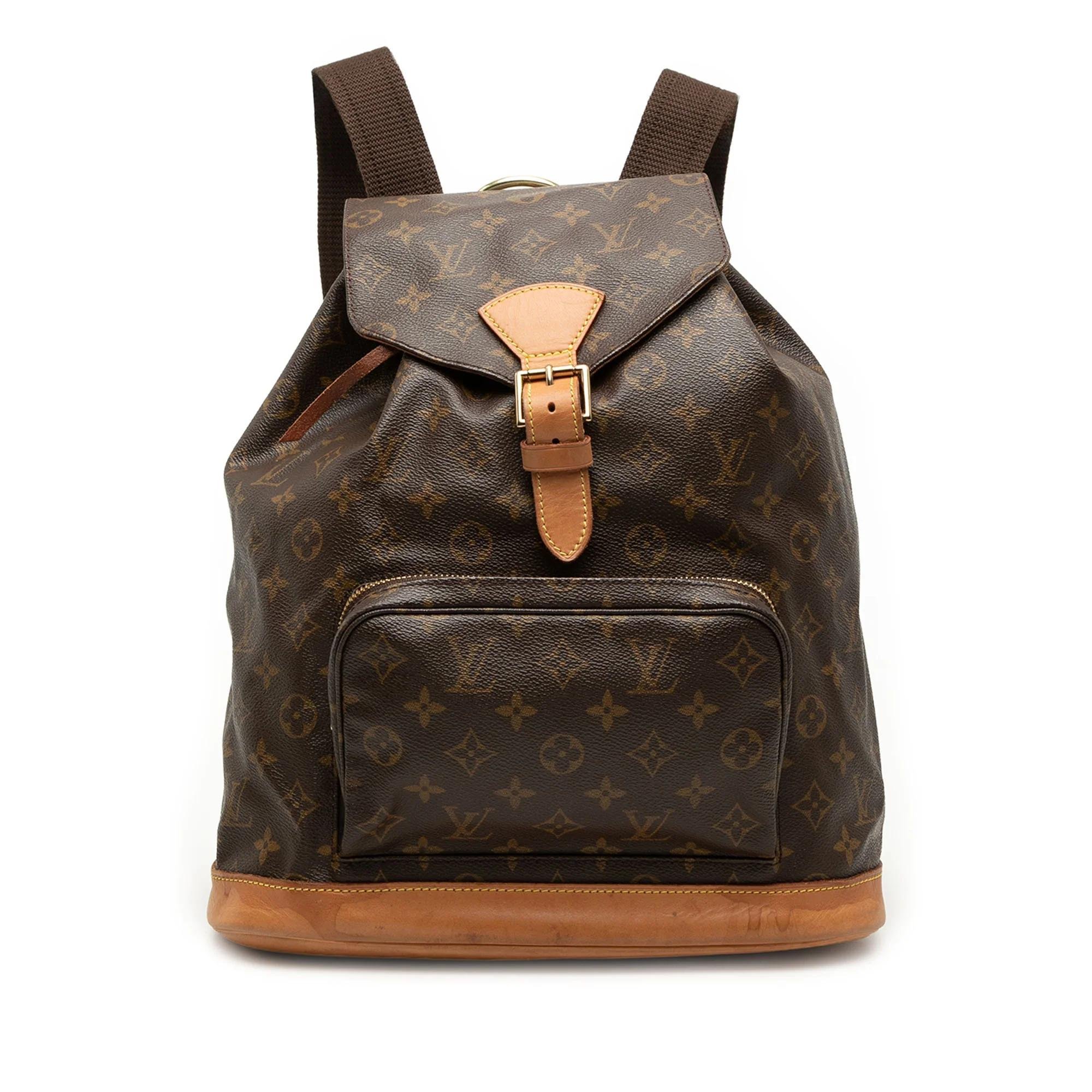Montsouris leather backpack