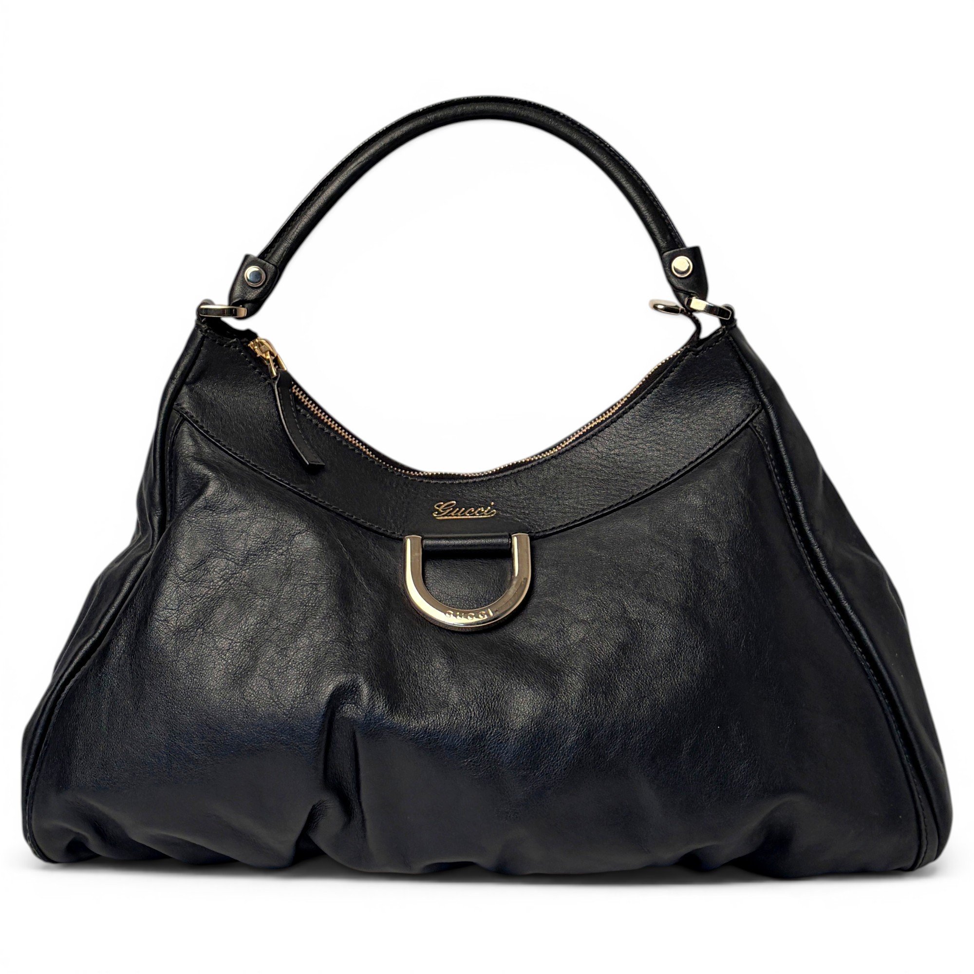 D-Ring leather handbag