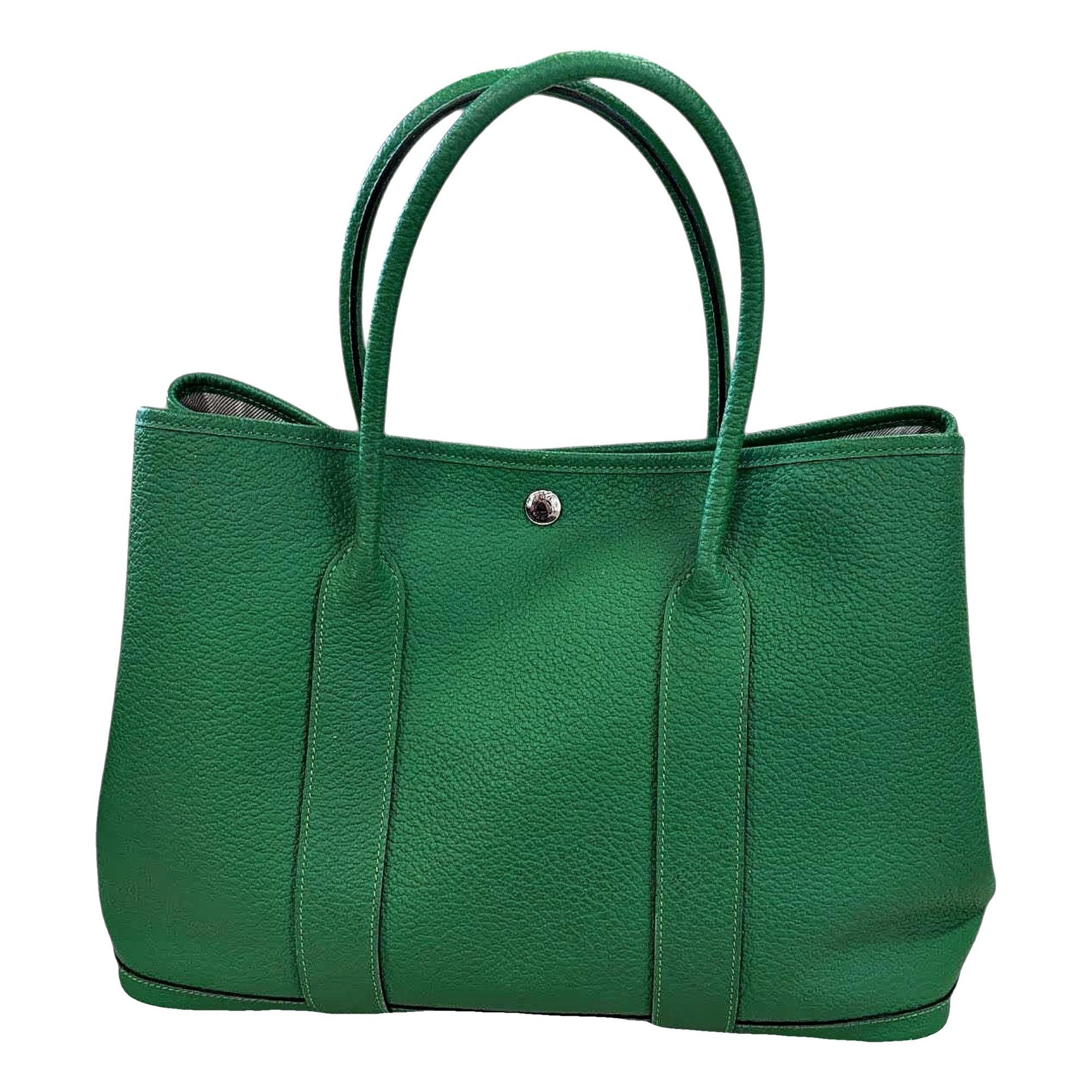 Garden Party leather handbag