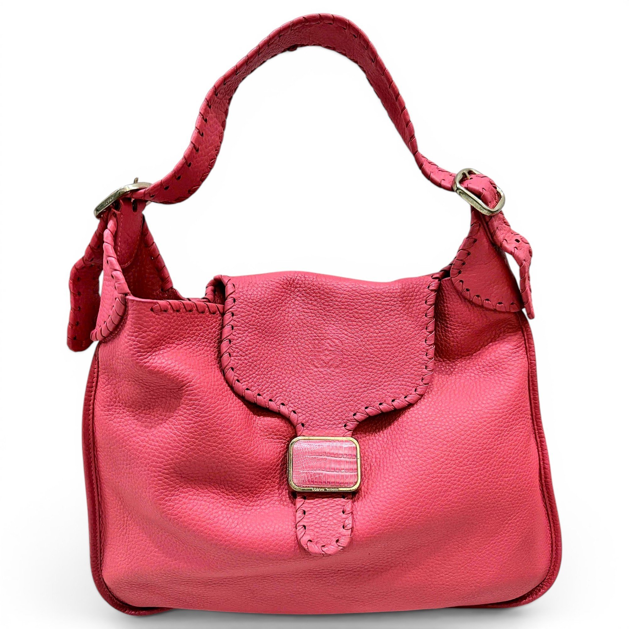 Leather handbag