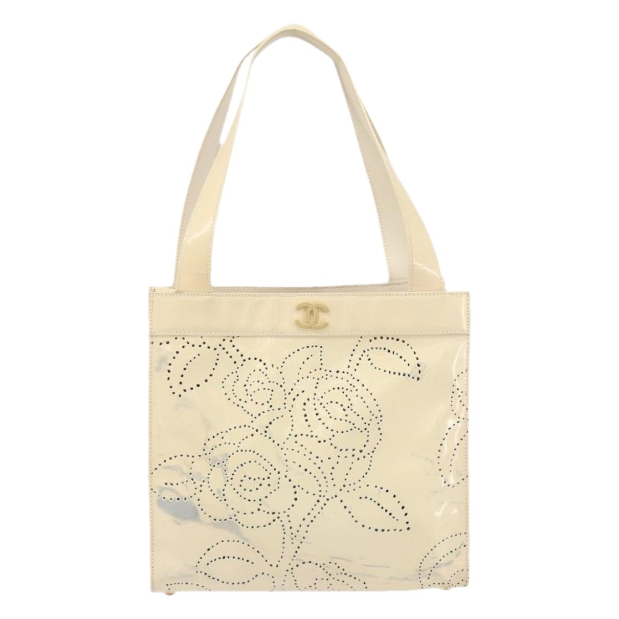 Patent leather handbag