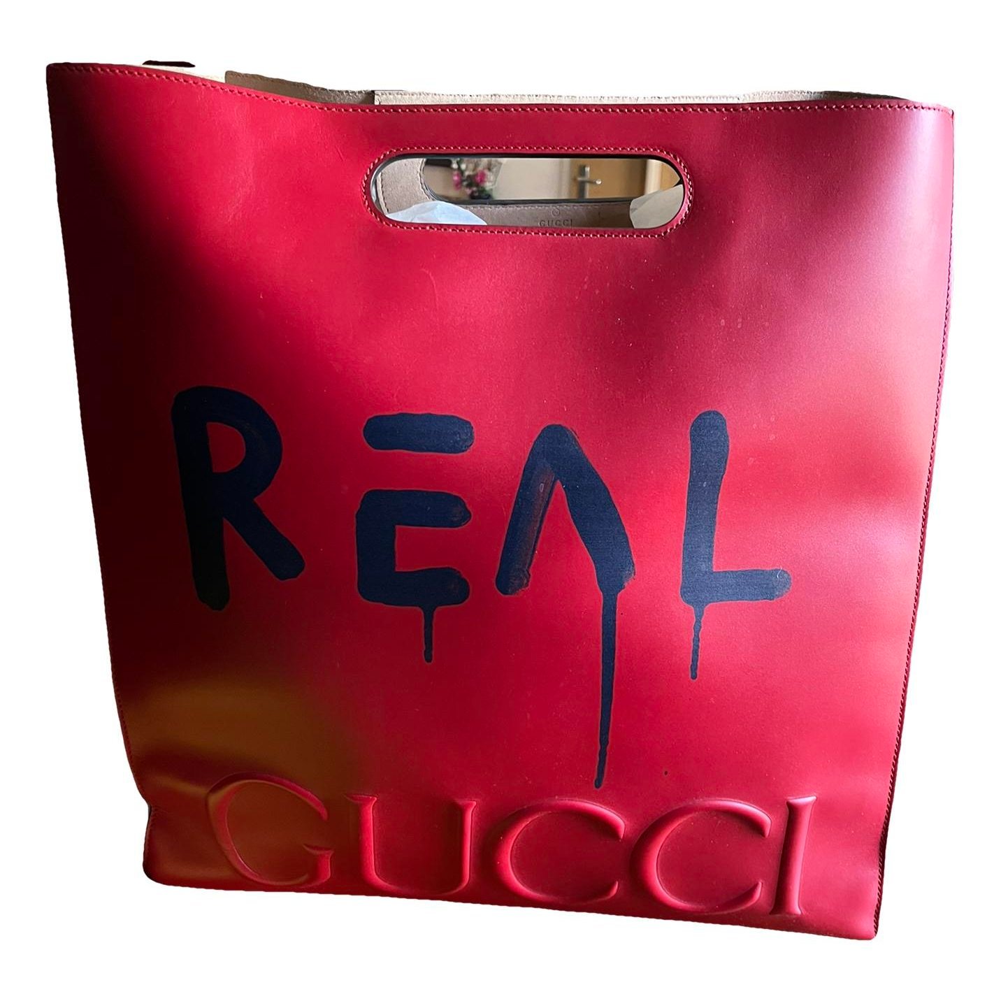 Leather handbag