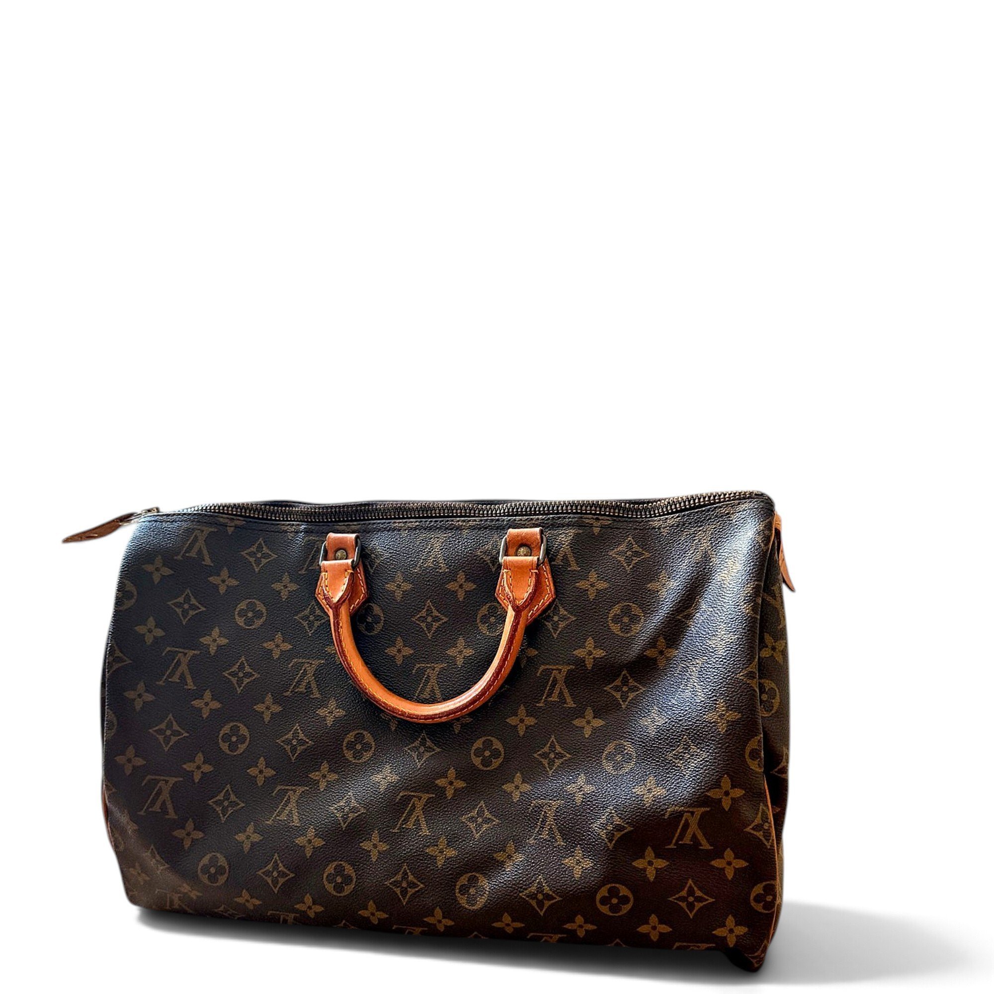 Speedy leather handbag