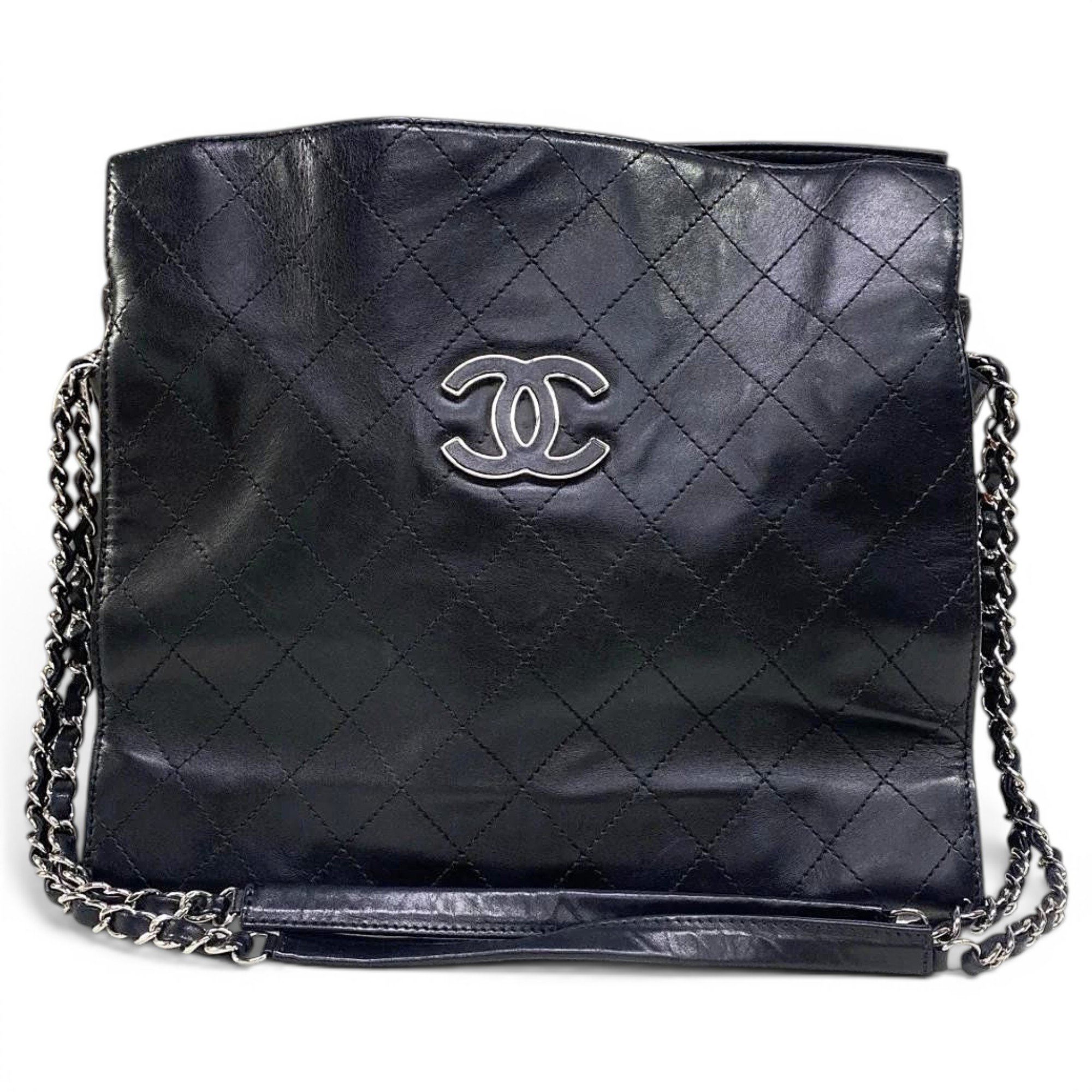 Leather tote
