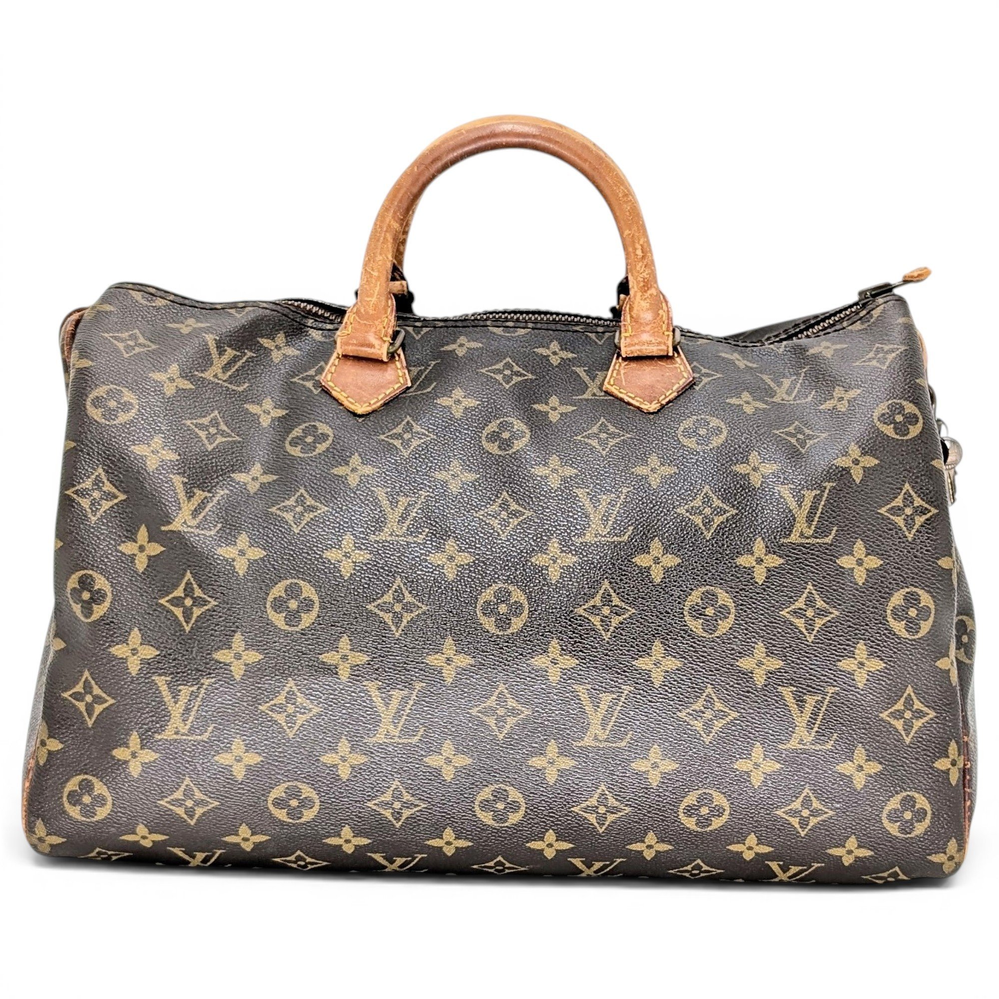 Speedy leather handbag