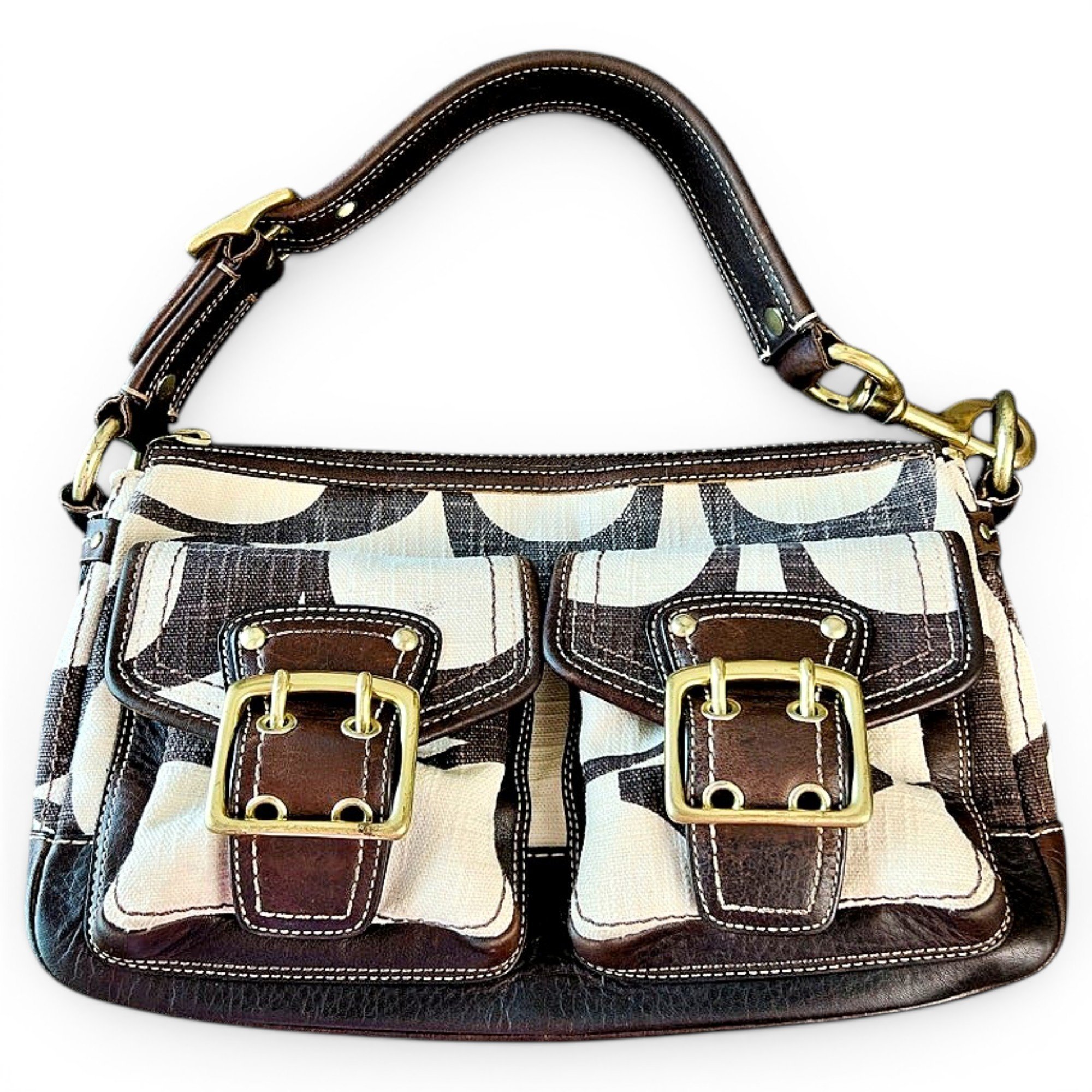 Signature Sufflette cloth handbag