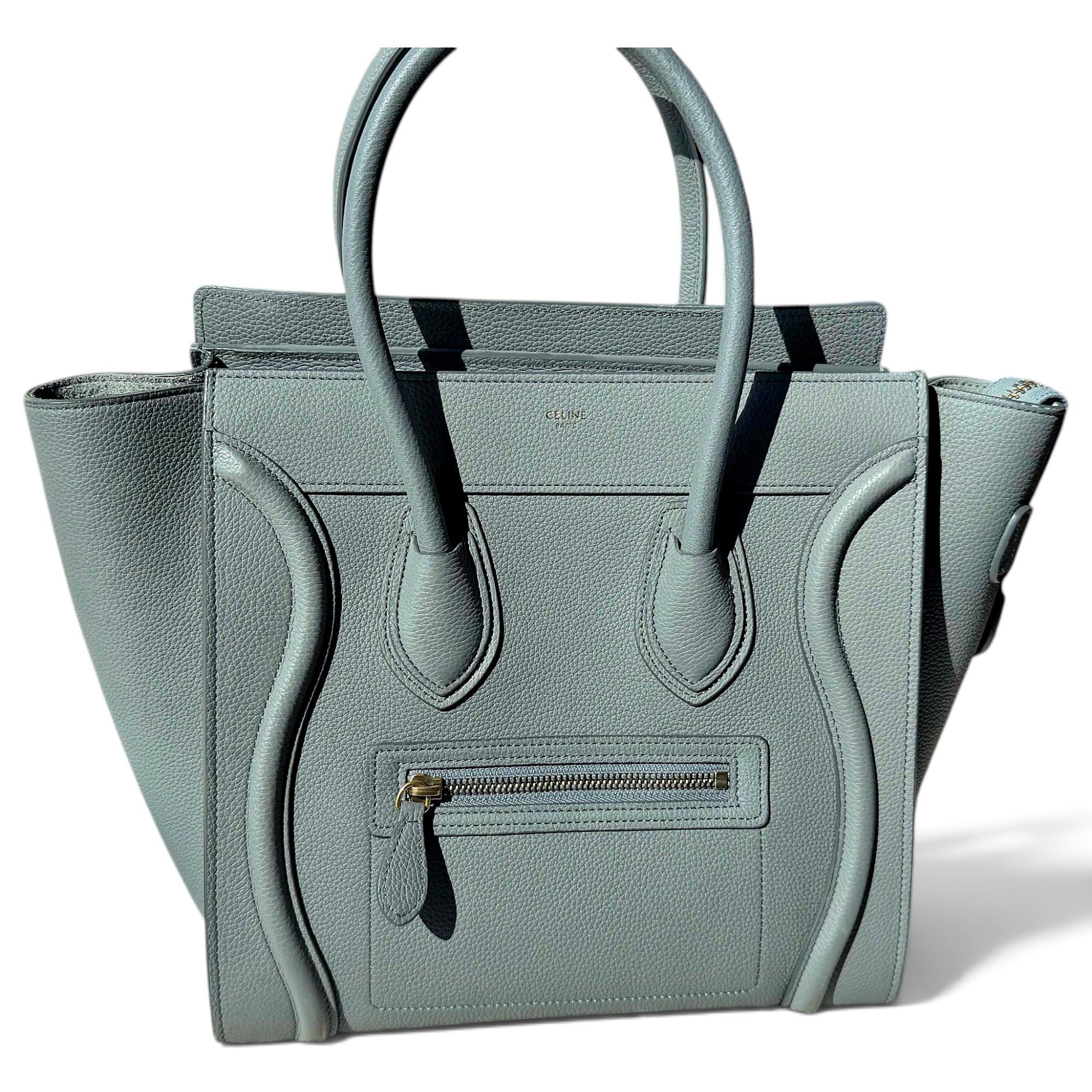 Luggage leather tote