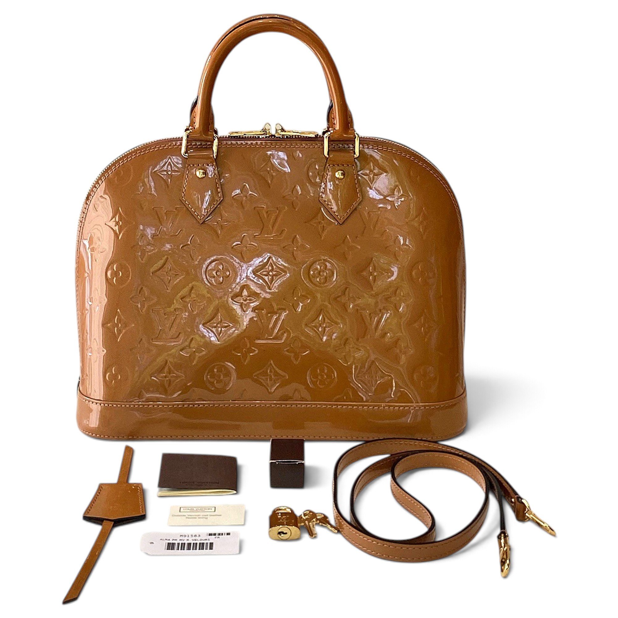 Alma leather handbag