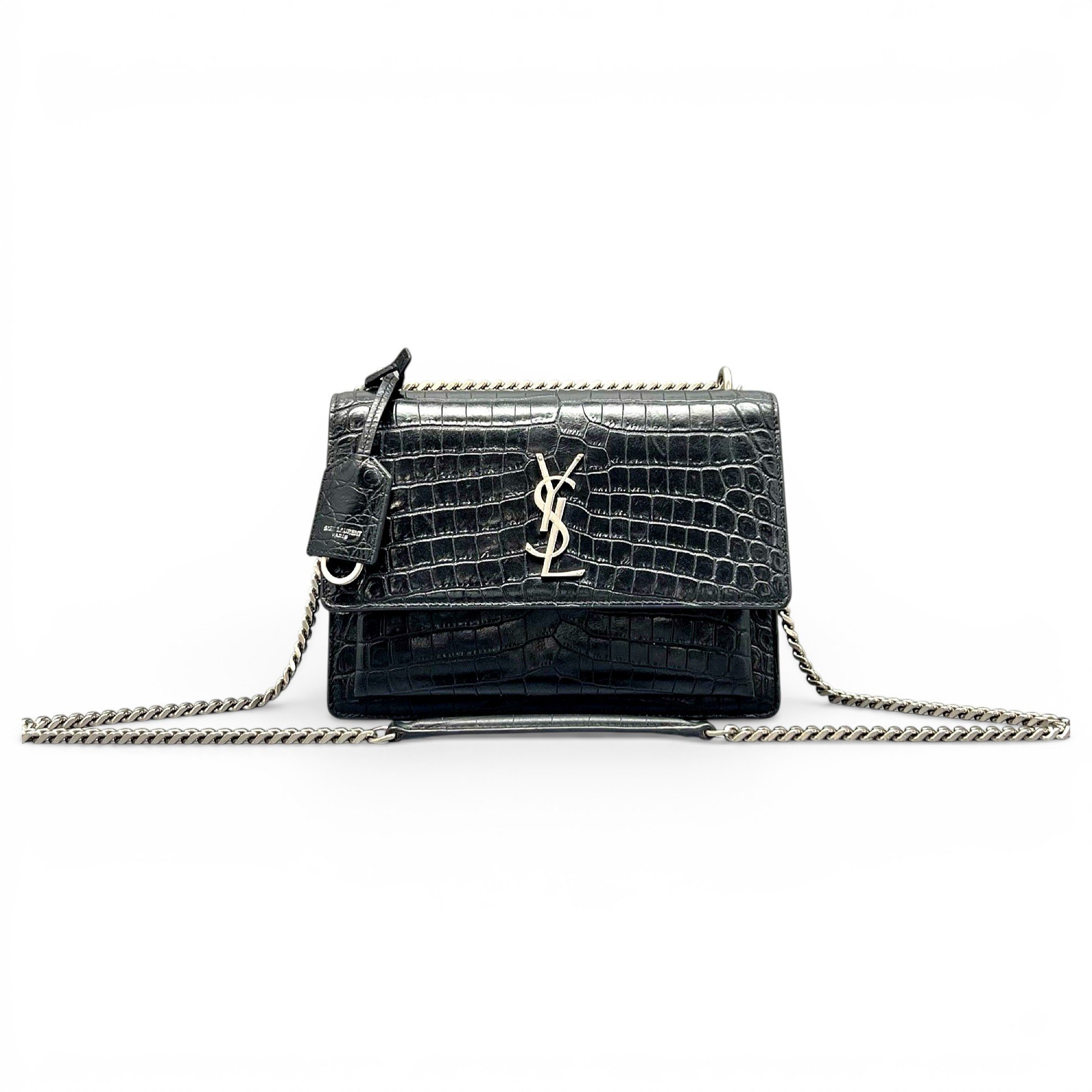 Sunset leather handbag