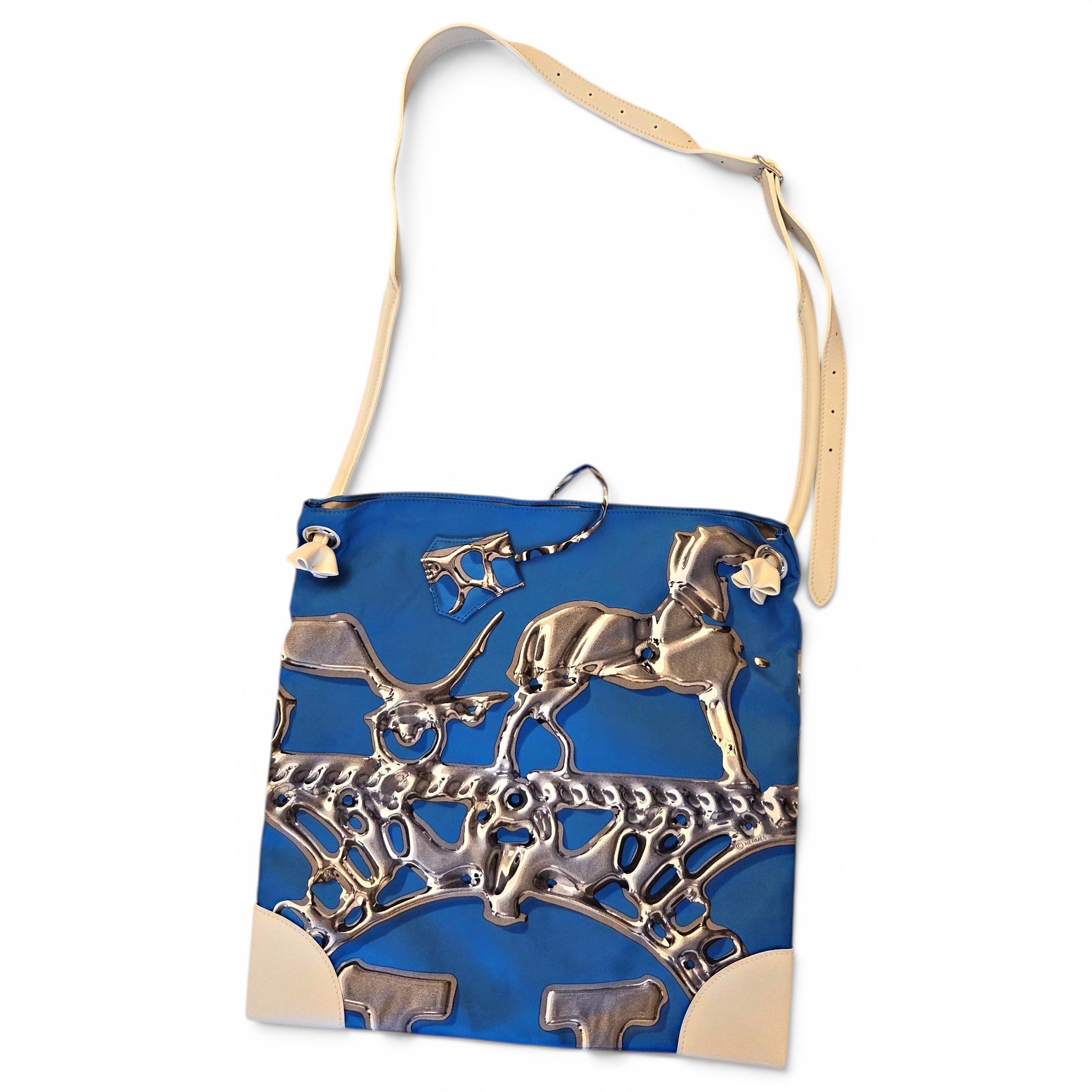 Silk City silk handbag