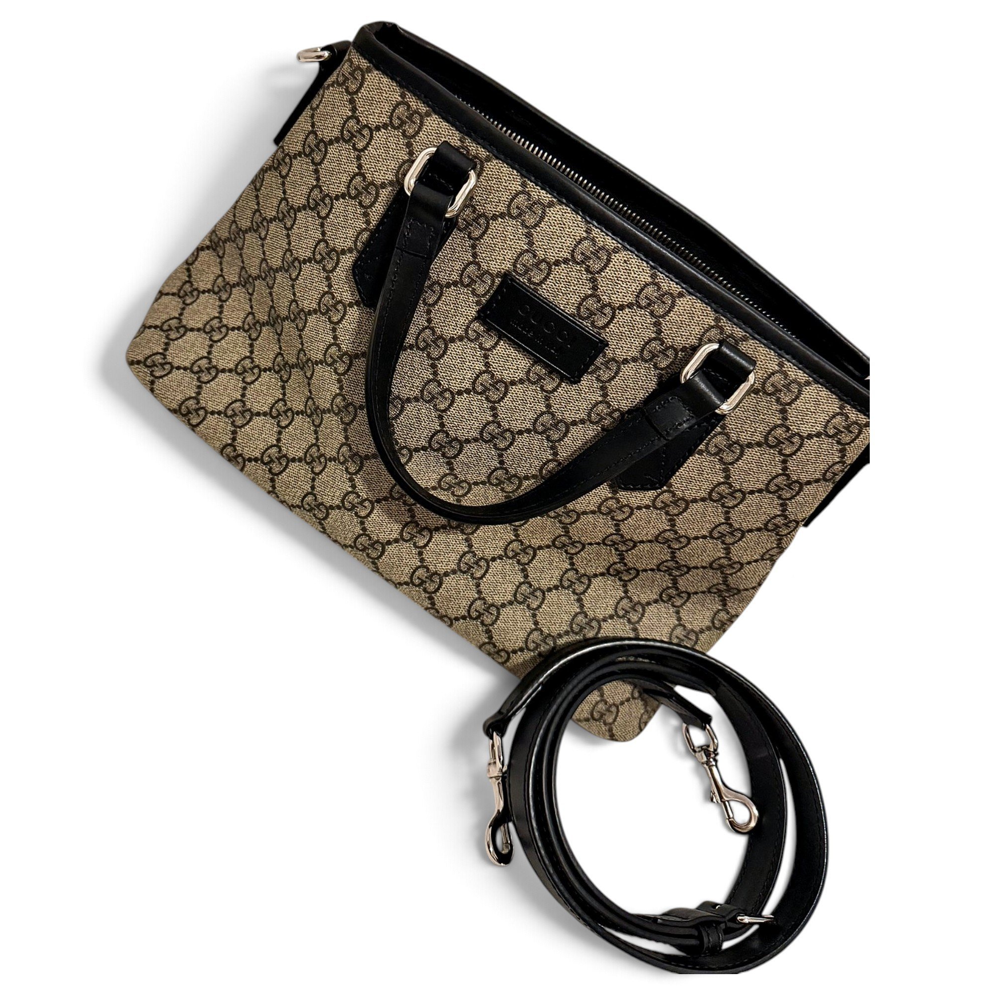 Leather tote