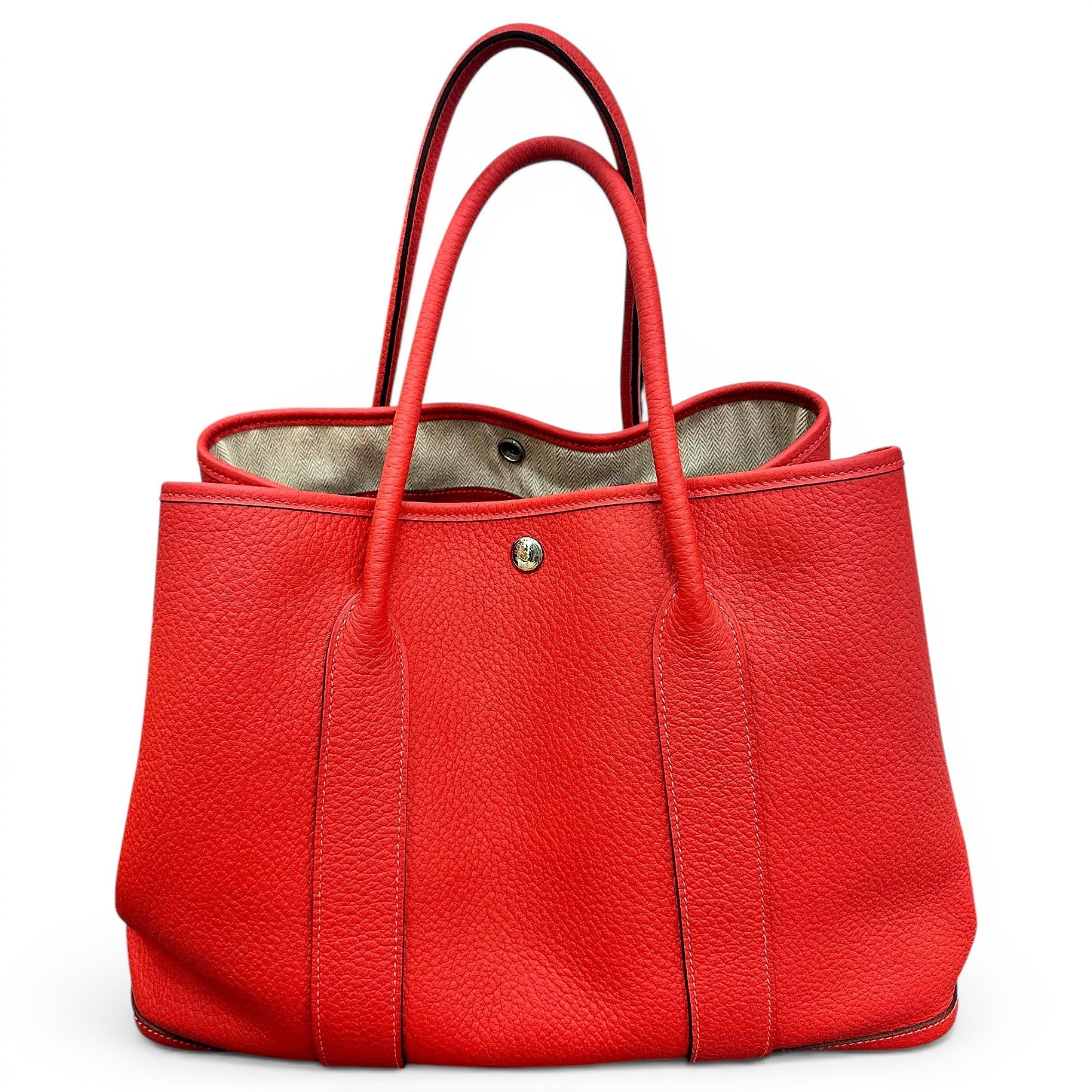 Garden Party leather handbag