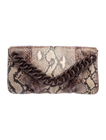Snakeskin Clutch