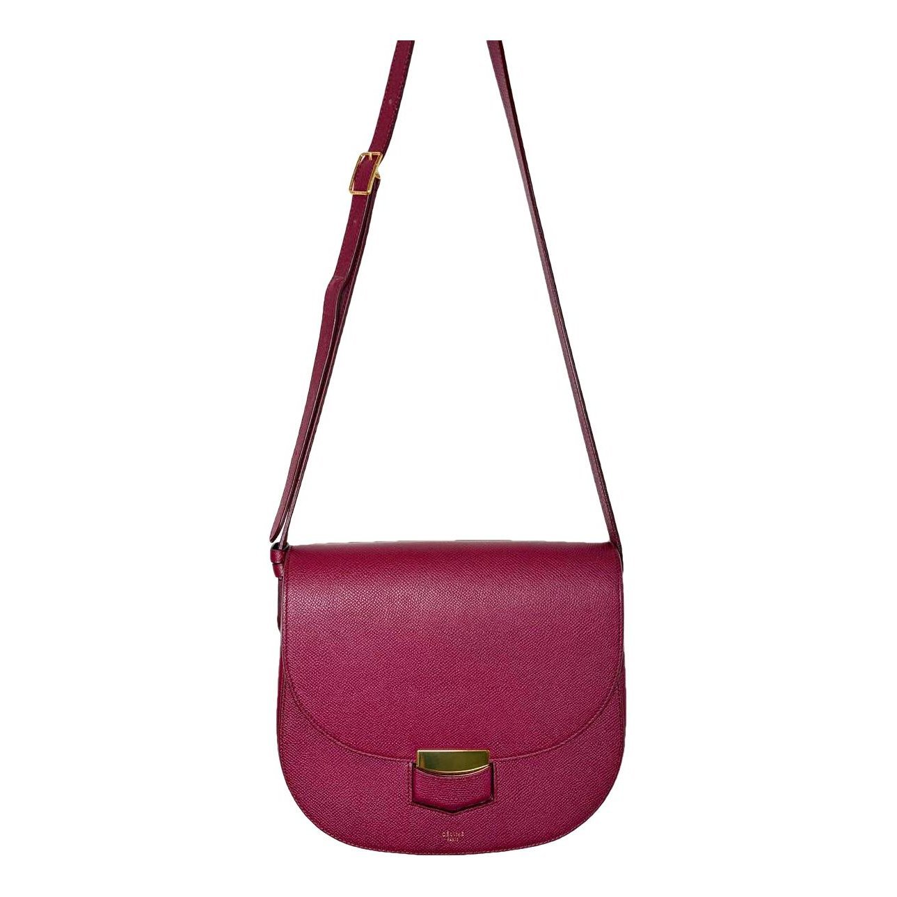 Trotteur leather crossbody bag