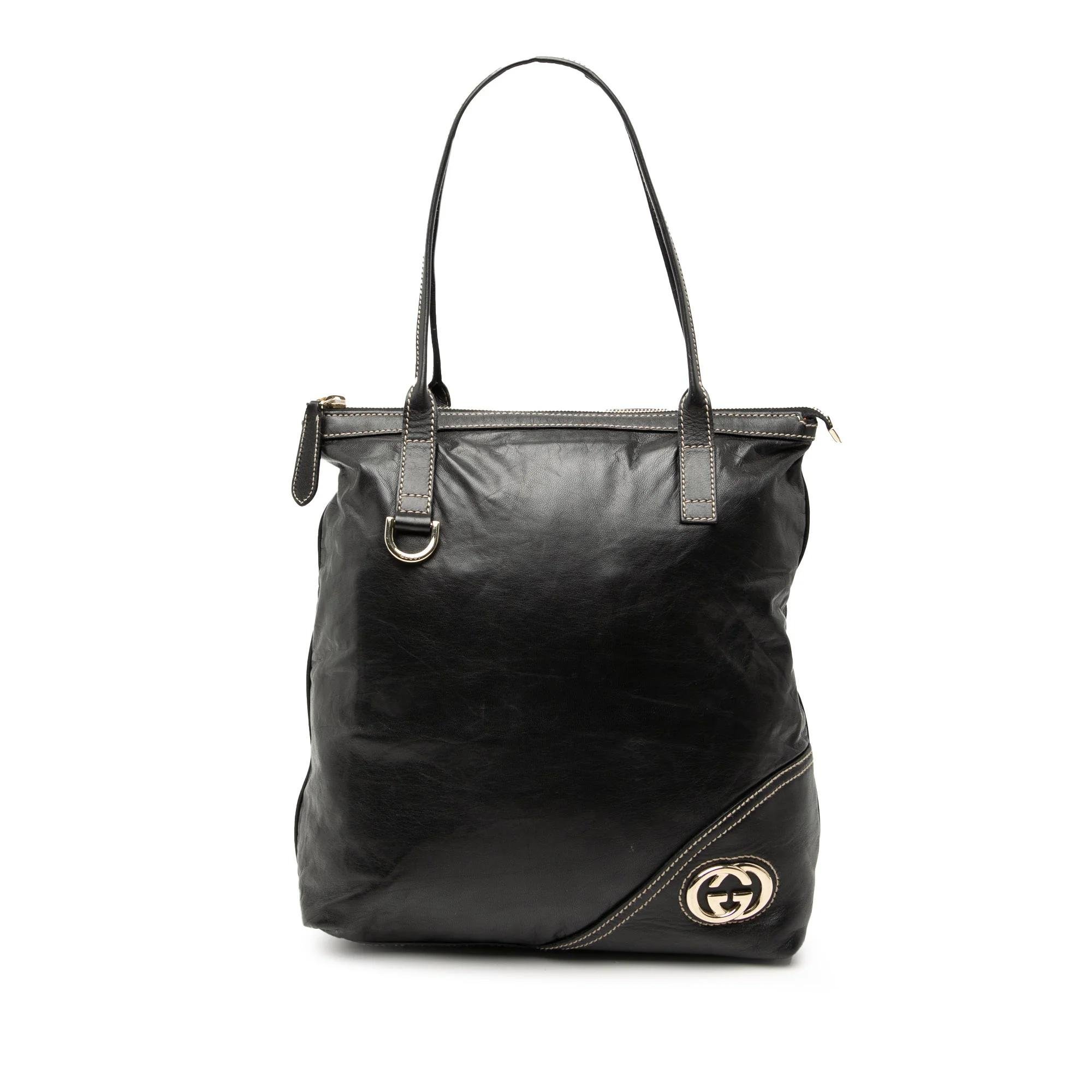 Britt leather tote