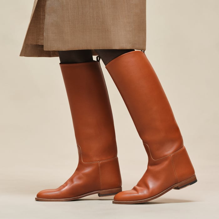 Marron Pain d'Épice Wrap Skirt