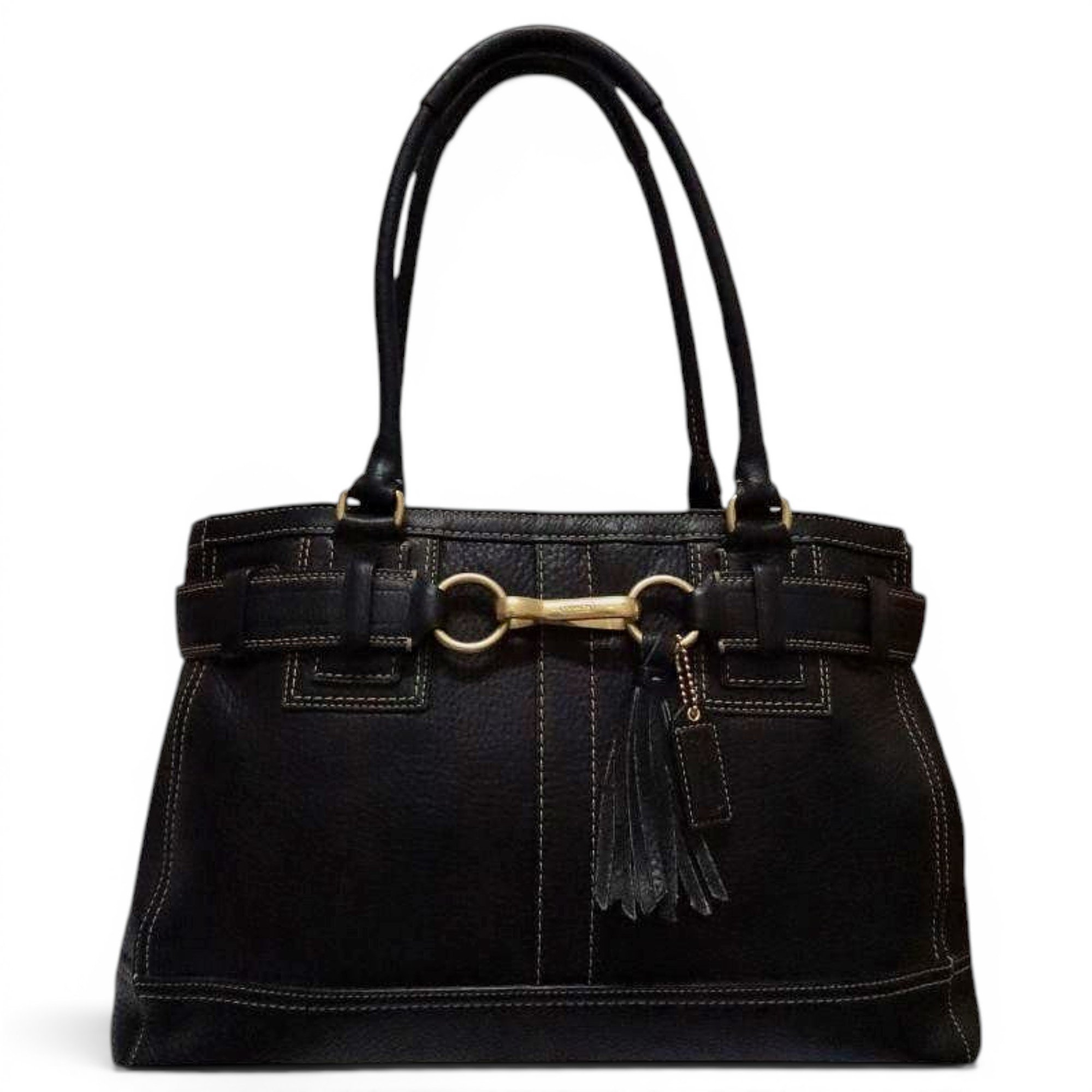 Leather handbag