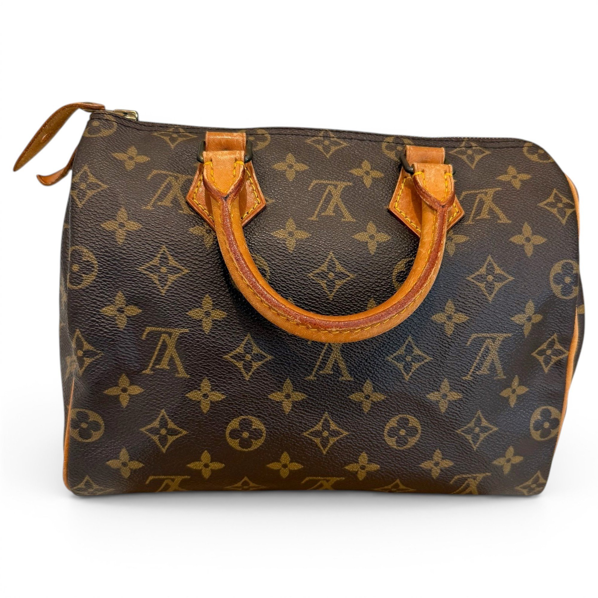 Speedy leather handbag