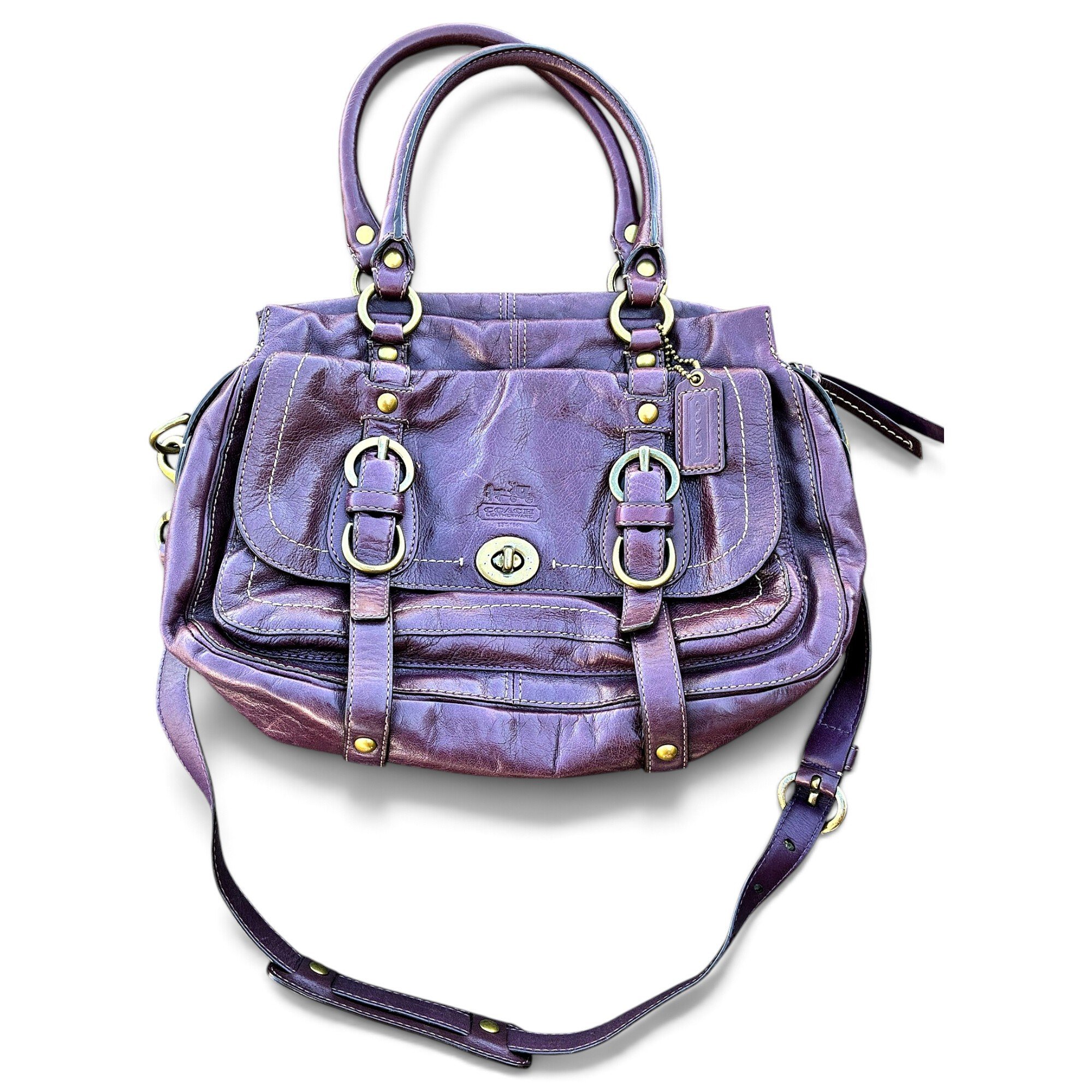Leather handbag