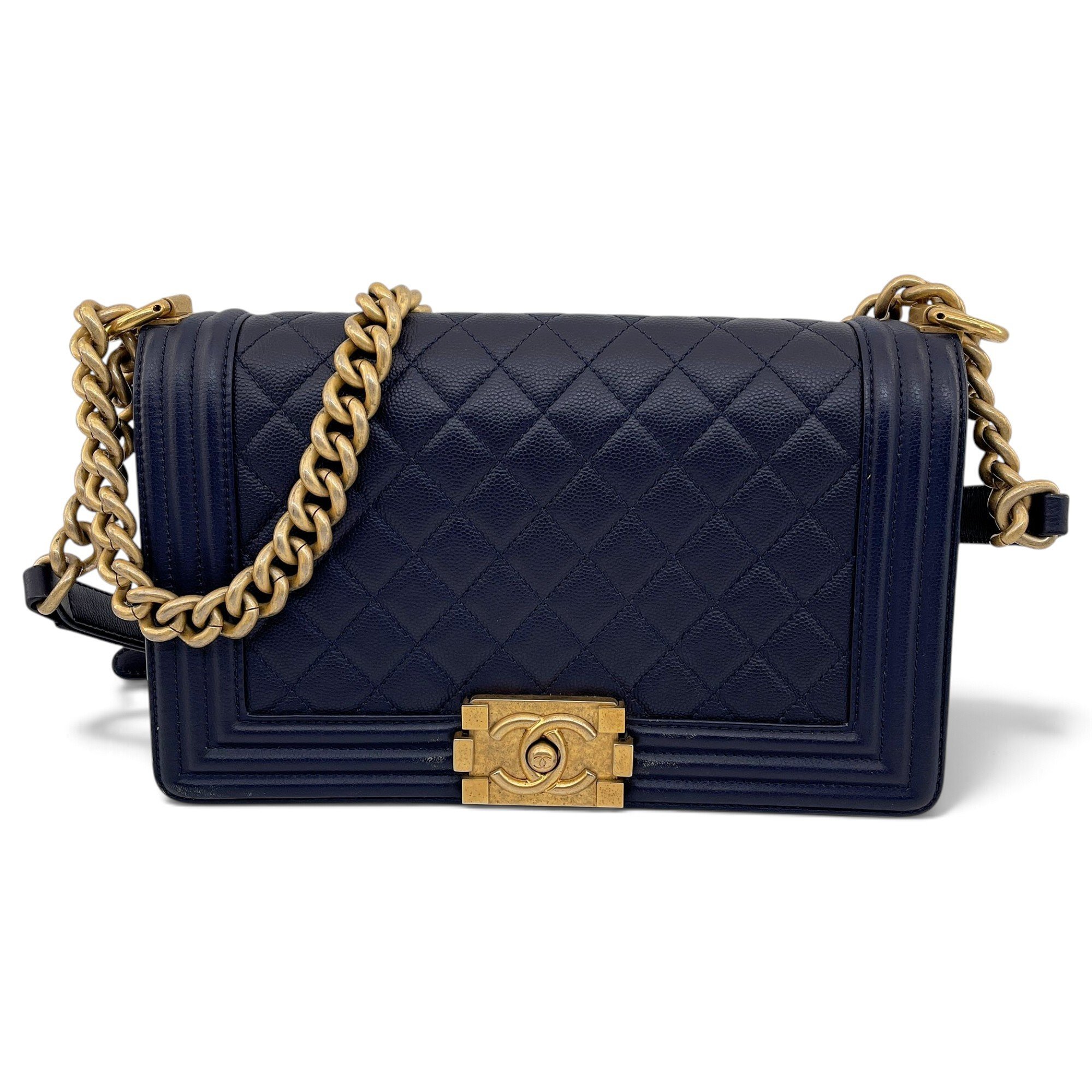 Boy leather crossbody bag