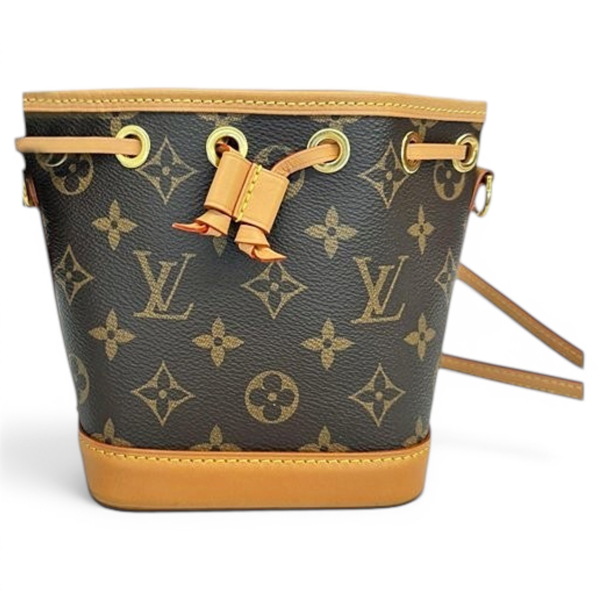 Nano Noé leather crossbody bag