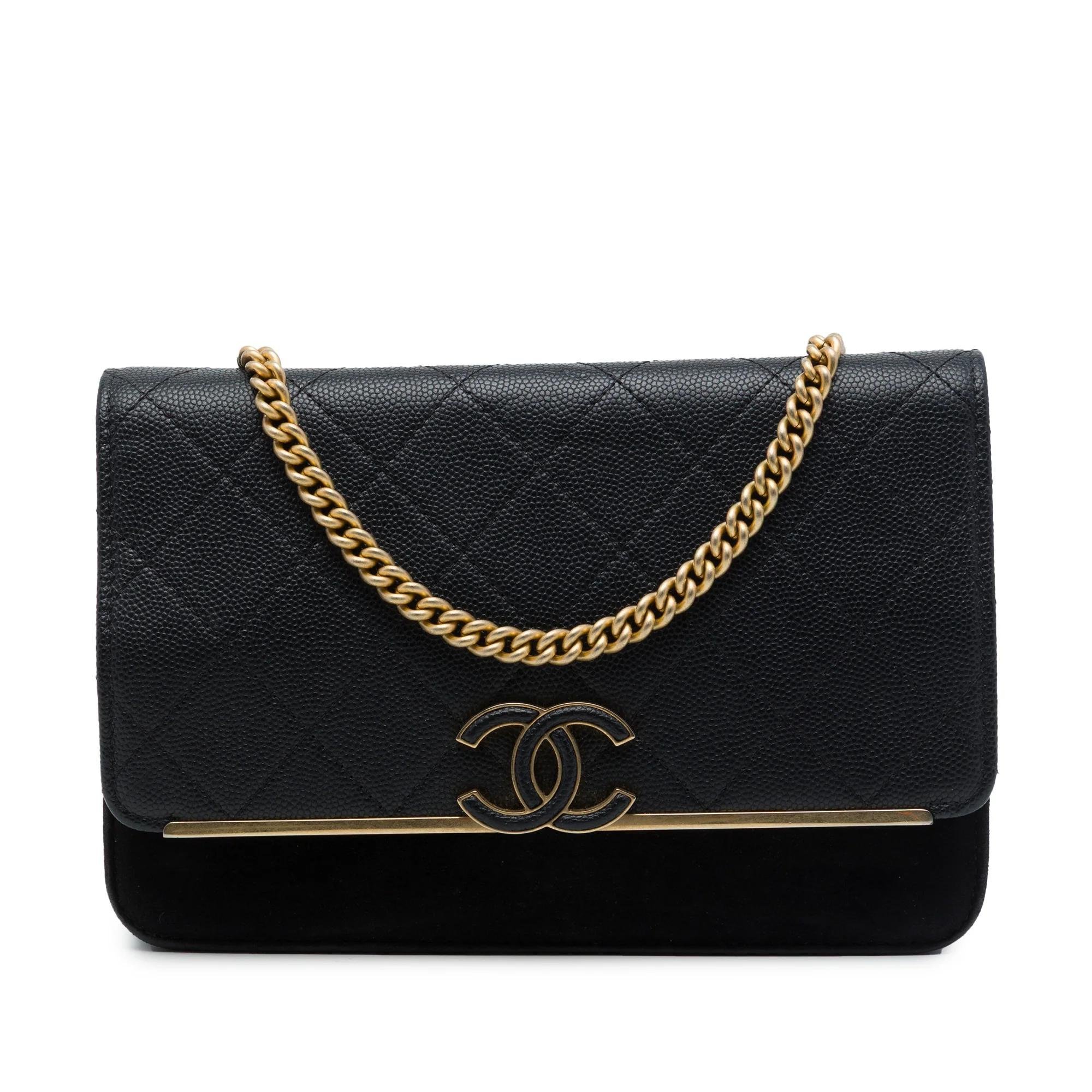 Wallet On Chain Timeless/Classique leather handbag